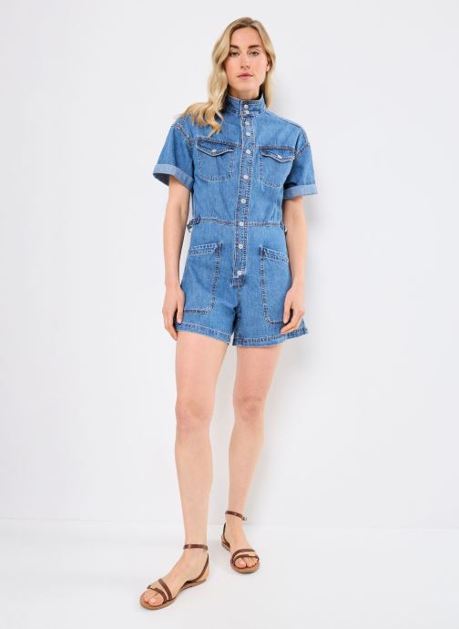 Levi's® RETRO DRESS - Spijkerjurk - dolly pardon me wb/donkerblauw denim