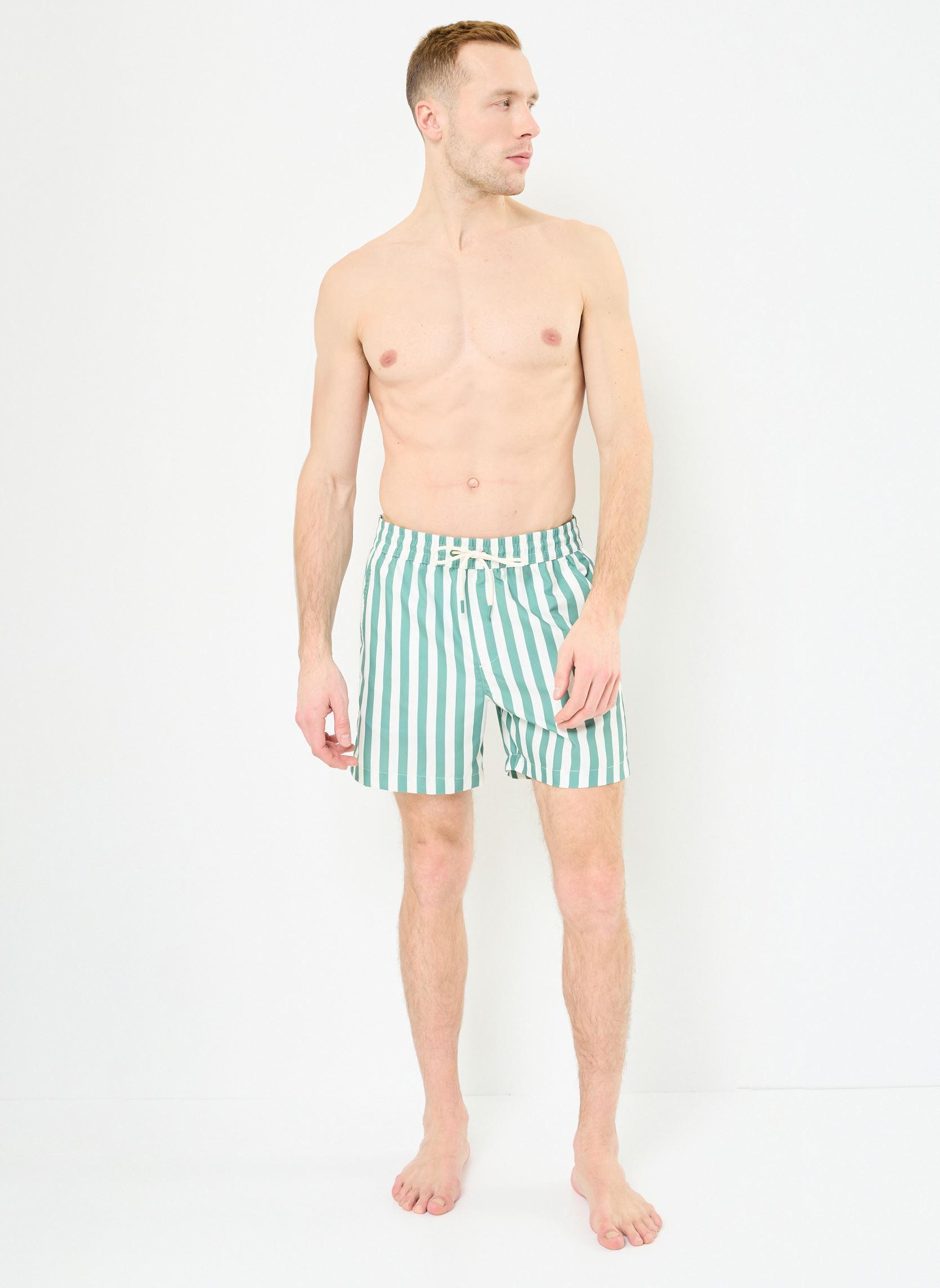 Zwemshorts SHORT DE BAIN vert heren groen Marvin&Co Zwemshorts SHORT DE BAIN vert heren groen FROSTY SPRUCE