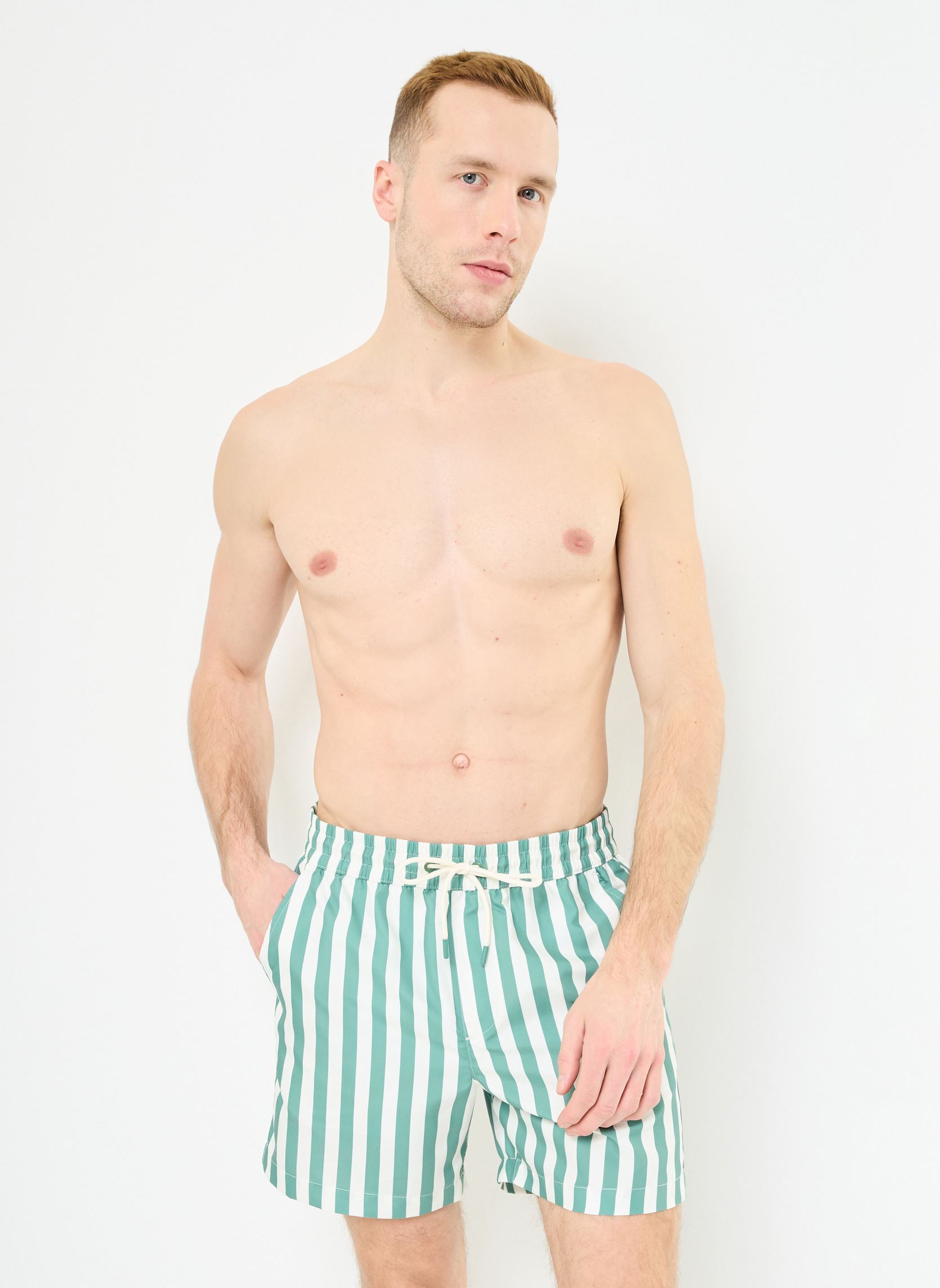 Zwemshorts SHORT DE BAIN vert heren groen Marvin&Co Zwemshorts SHORT DE BAIN vert heren groen FROSTY SPRUCE
