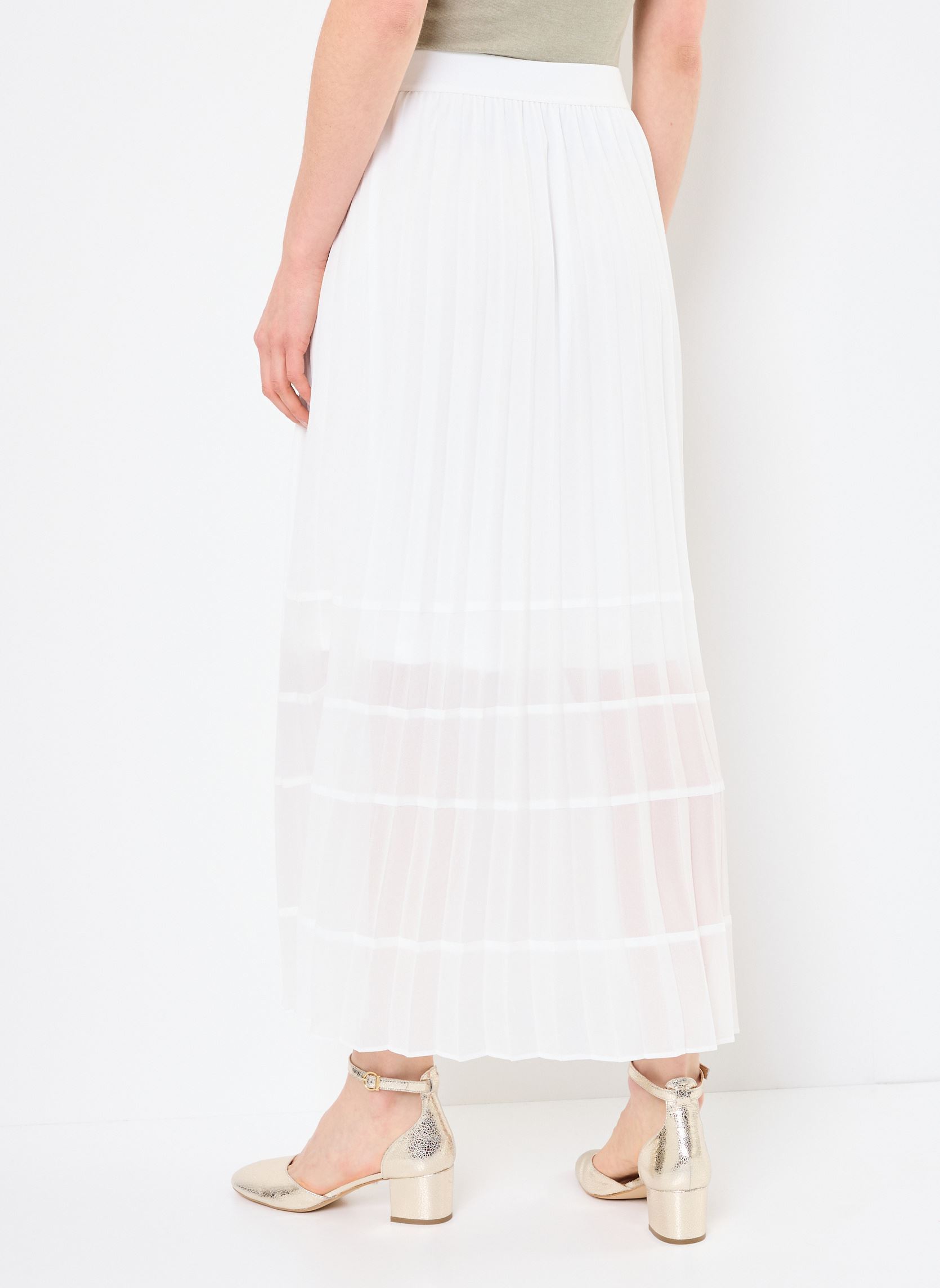 Gonne al ginocchio JORDANIA donna beige Georgia Rose Gonne al ginocchio JORDANIA donna beige ECRU