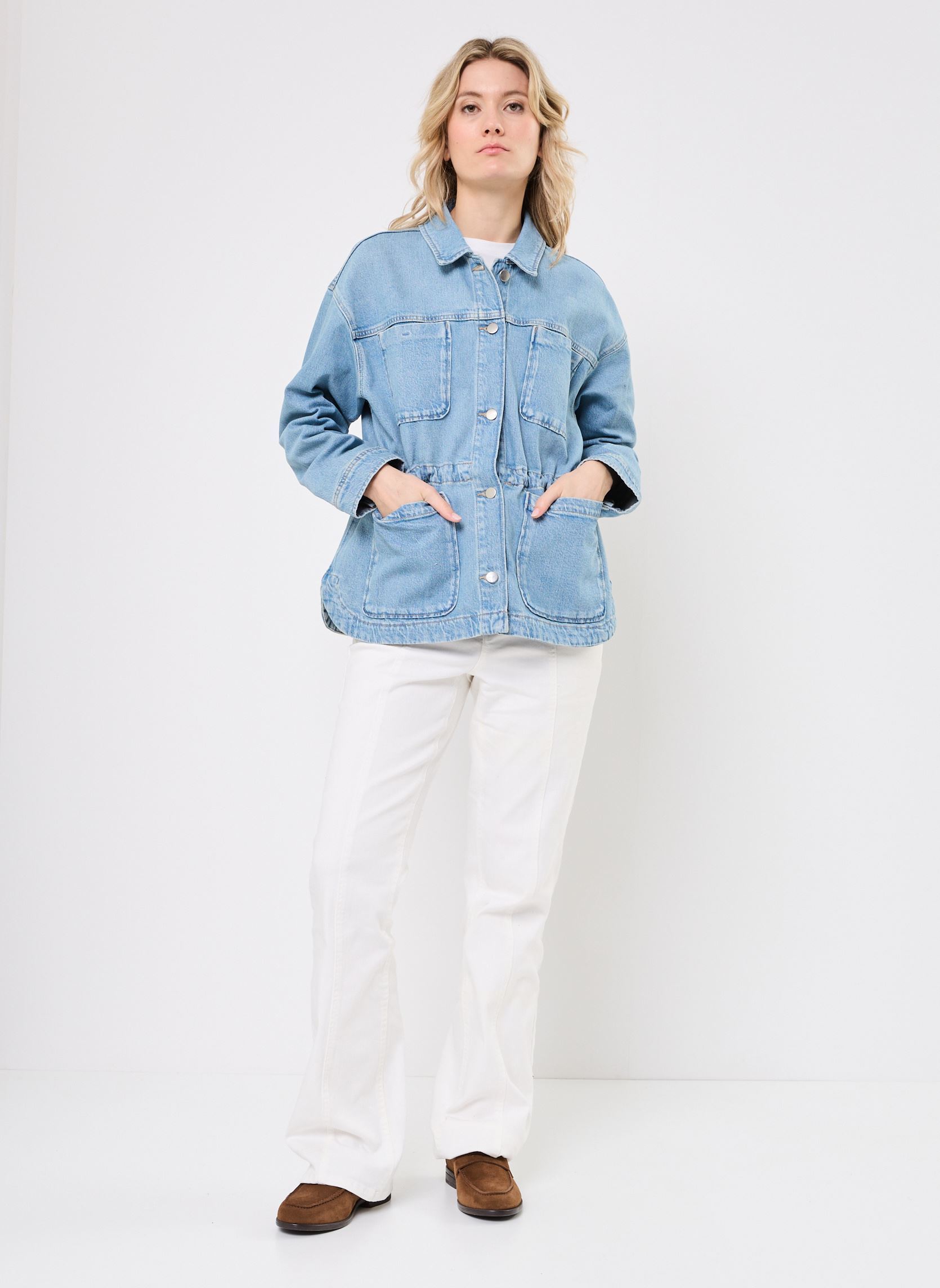 Vestes en jean VITUSHA denim femme bleu Georgia Rose Vestes en jean VITUSHA denim femme bleu DENIM USED