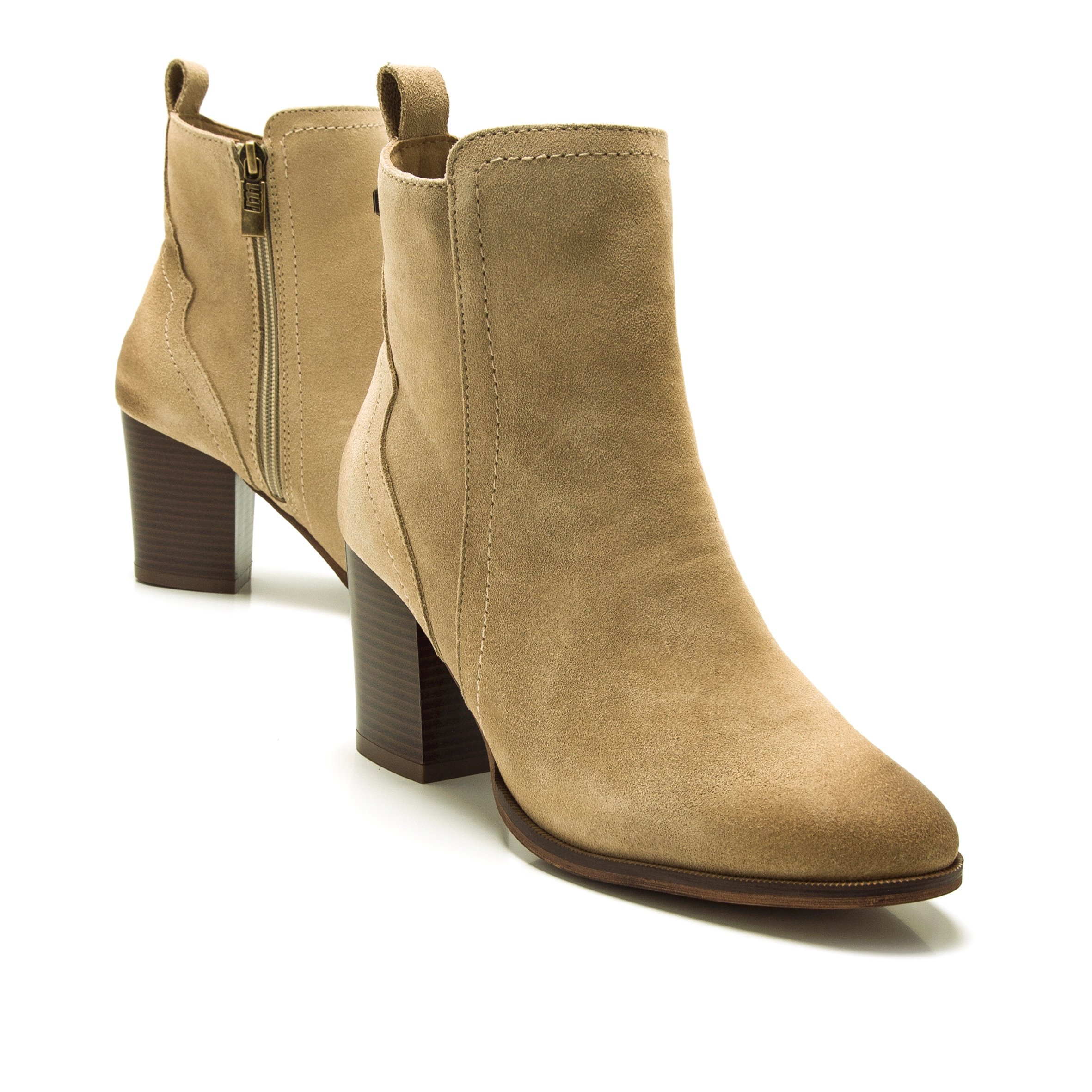 Bottines basses Bottines à talons Femme MTNG JOLIE marron femme beige MTNG Bottines basses Bottines à talons Femme MTNG JOLIE marron femme beige Beige