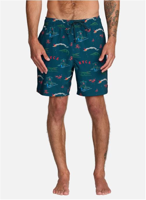 RVCA Shorts de bain VA Elastic homme multicolore