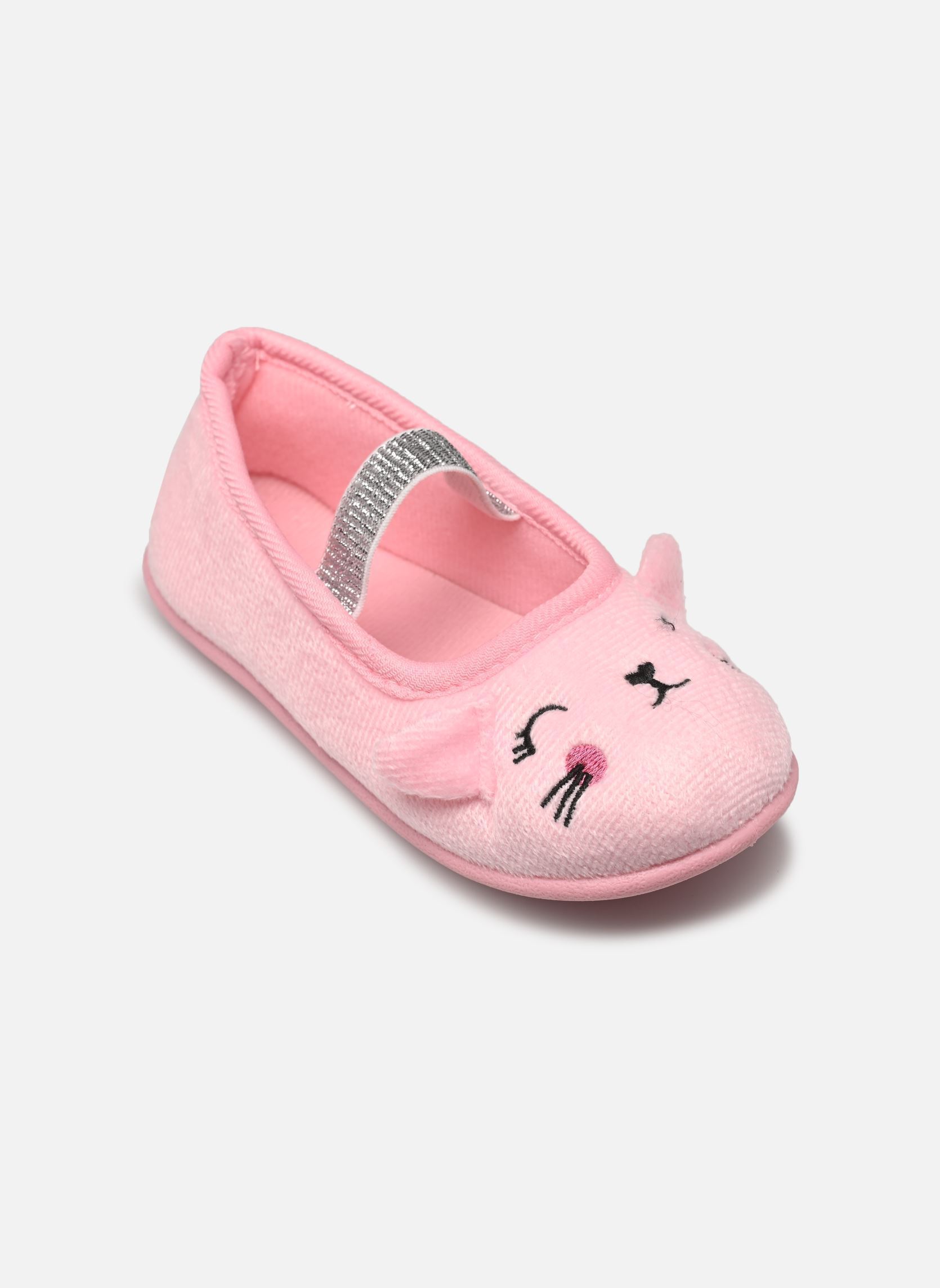 Pantofole Chaussons enfant JADOU bambina rosa Sarenza Wear Pantofole Chaussons enfant JADOU bambina rosa Rose