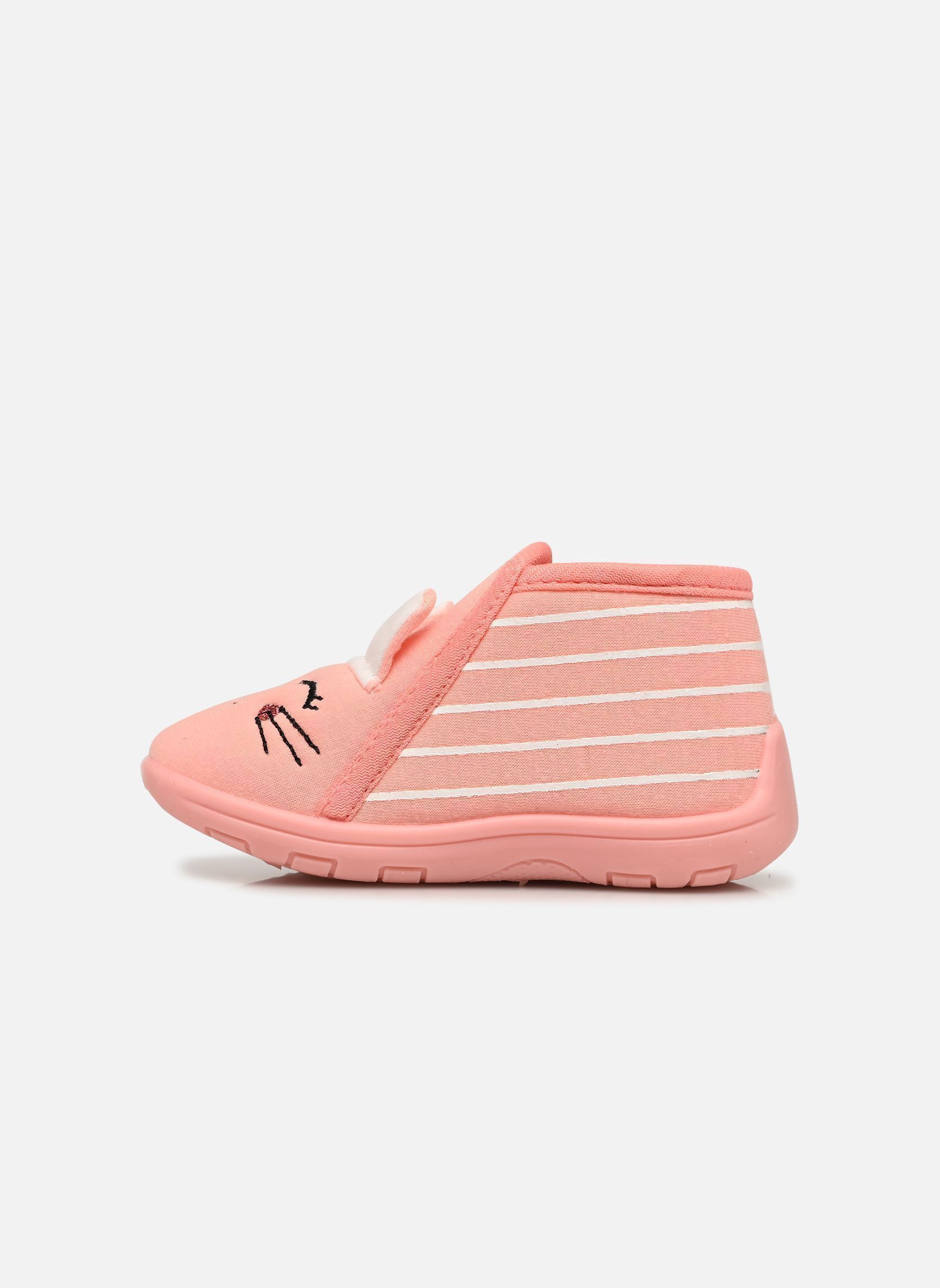 Knöchelhohe Hausschuhe Chaussons enfant JAIN mädchen rosa Sarenza Wear Knöchelhohe Hausschuhe Chaussons enfant JAIN mädchen rosa ROSE
