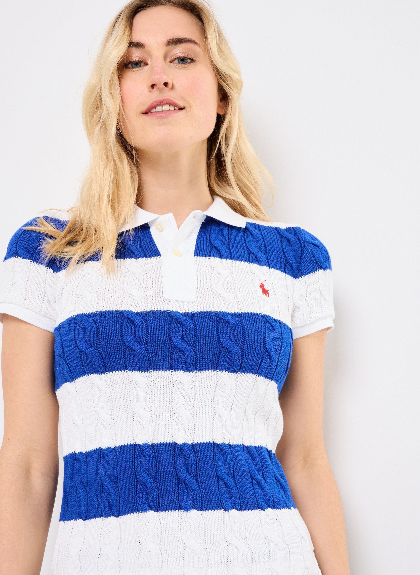Kurzarm-Poloshirts Ss Cbl Polo-Short Sleeve-Polo Shirt 2119 damen weiß Polo Ralph Lauren Kurzarm-Poloshirts Ss Cbl Polo-Short Sleeve-Polo Shirt 2119 damen weiß WHITE/CRUISE ROYAL