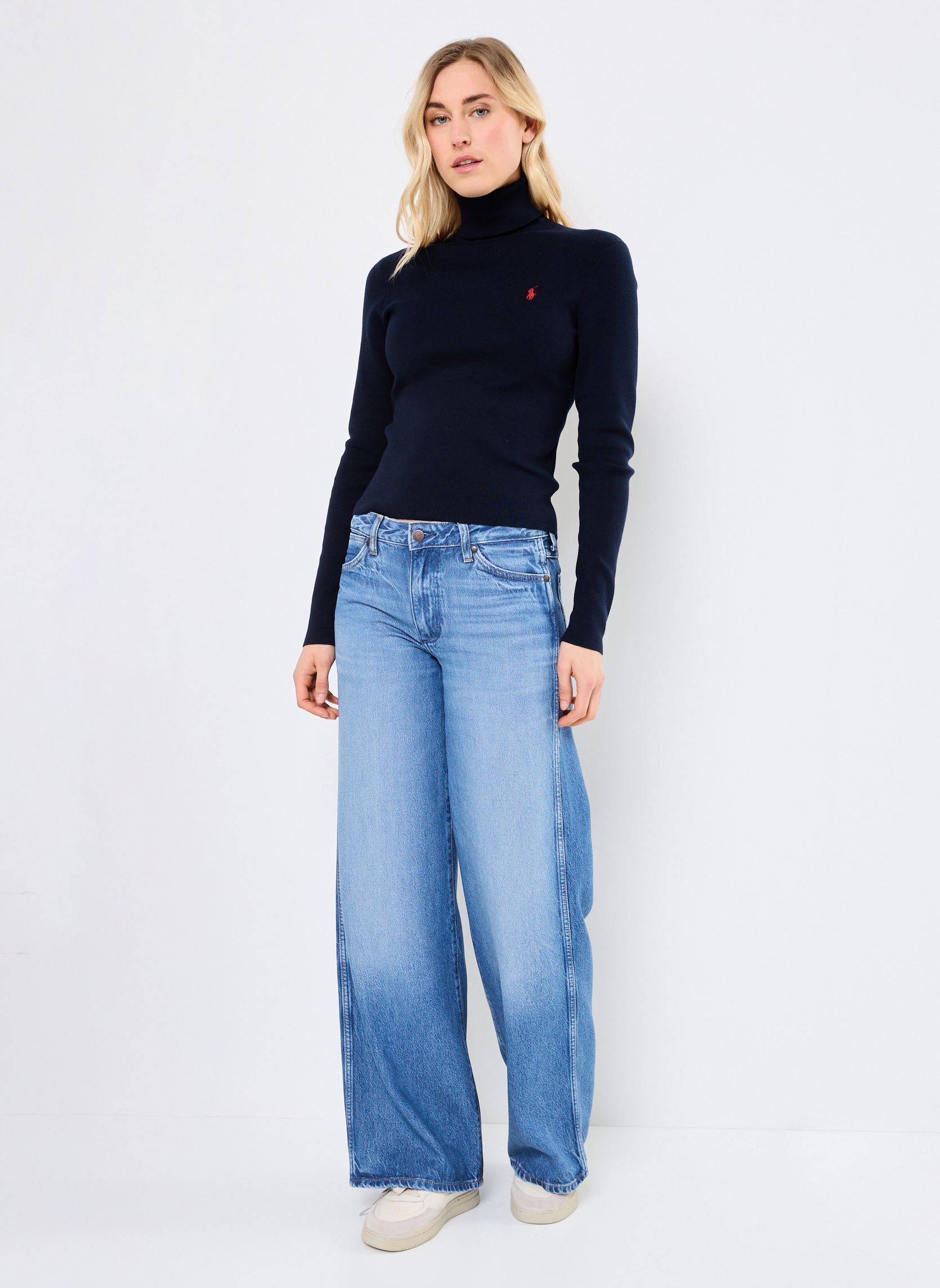 Pulls Shrkn Tn Po-Long Sleeve-Pullover 2119592 femme bleu Polo Ralph Lauren Pulls Shrkn Tn Po-Long Sleeve-Pullover 2119592 femme bleu HUNTER NAVY