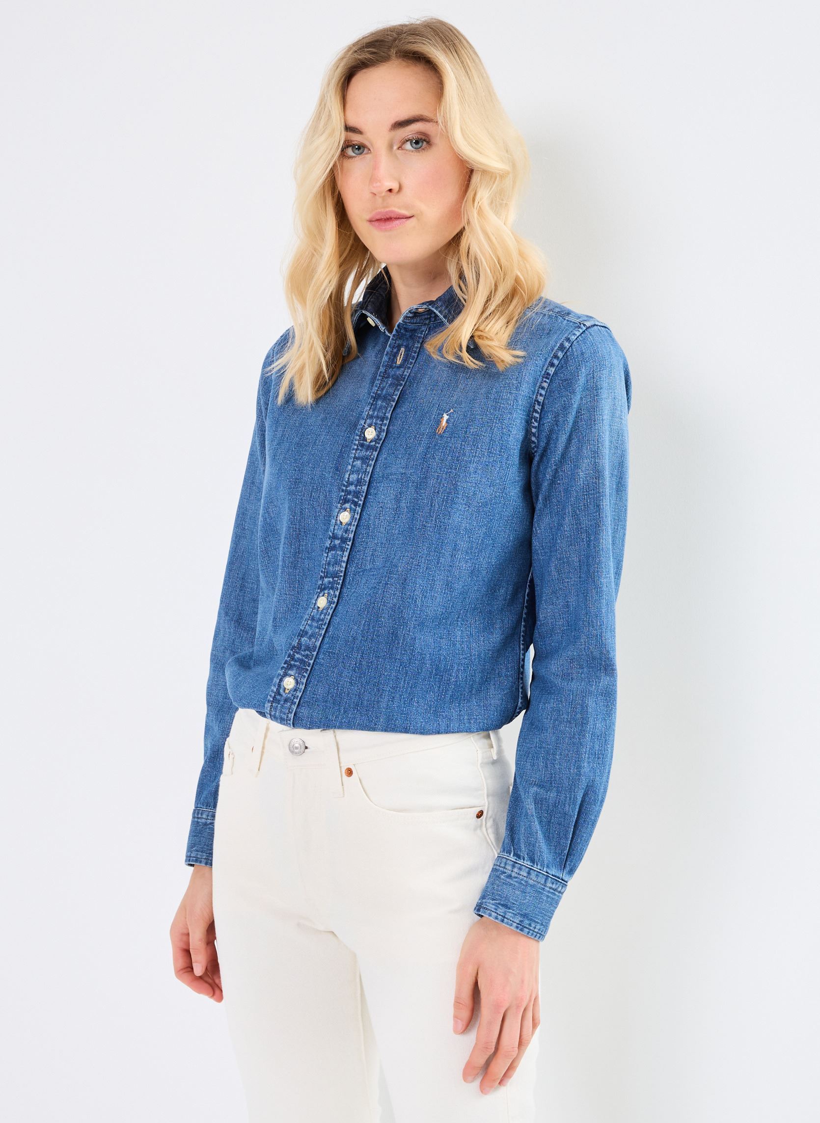 Chemise droite coton