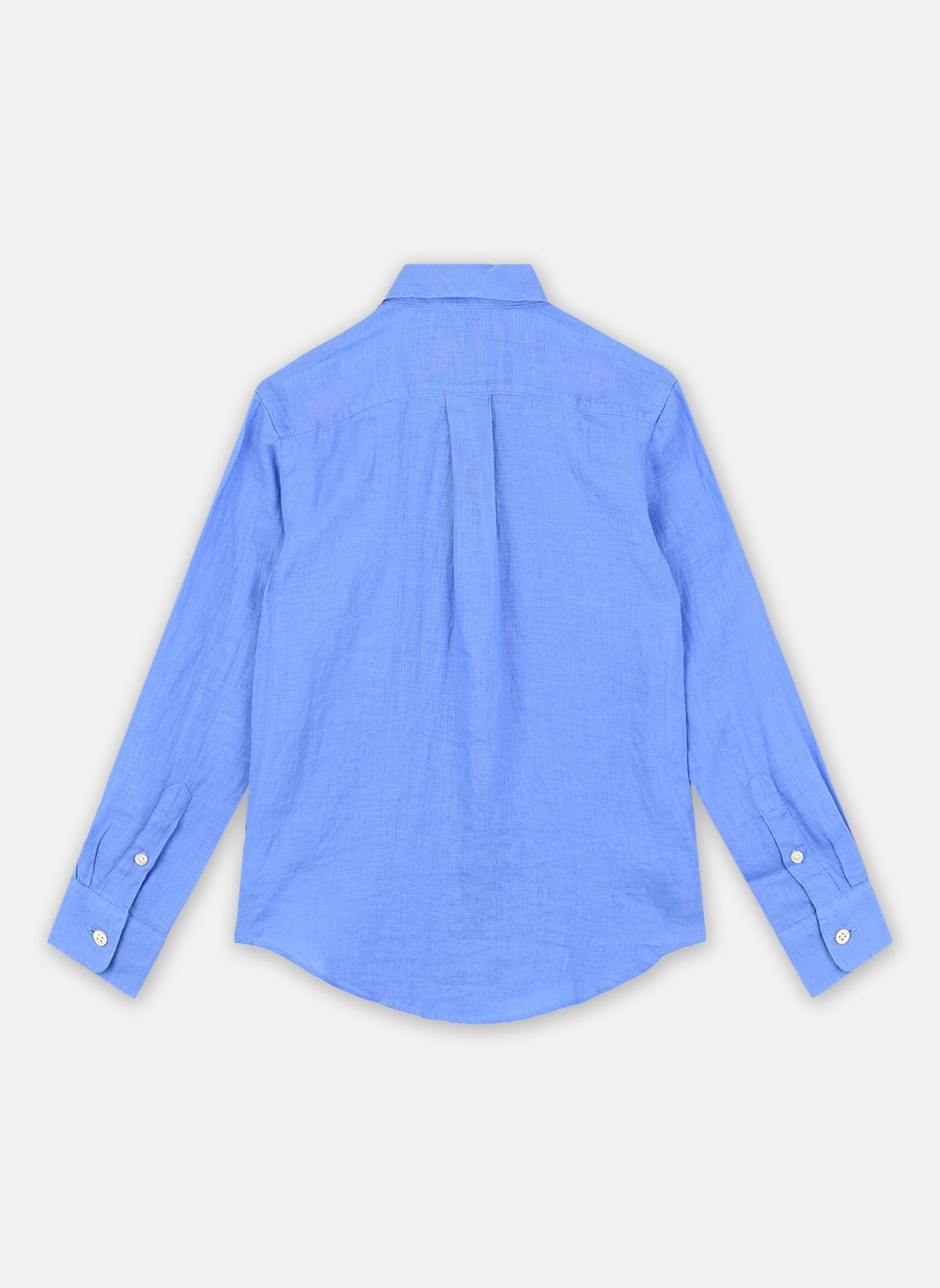 Chemises manches longues Clbdppc-Shirts-Sport Shirt garçon bleu Polo Ralph Lauren Chemises manches longues Clbdppc-Shirts-Sport Shirt garçon bleu HARBOR ISLAND BLUE