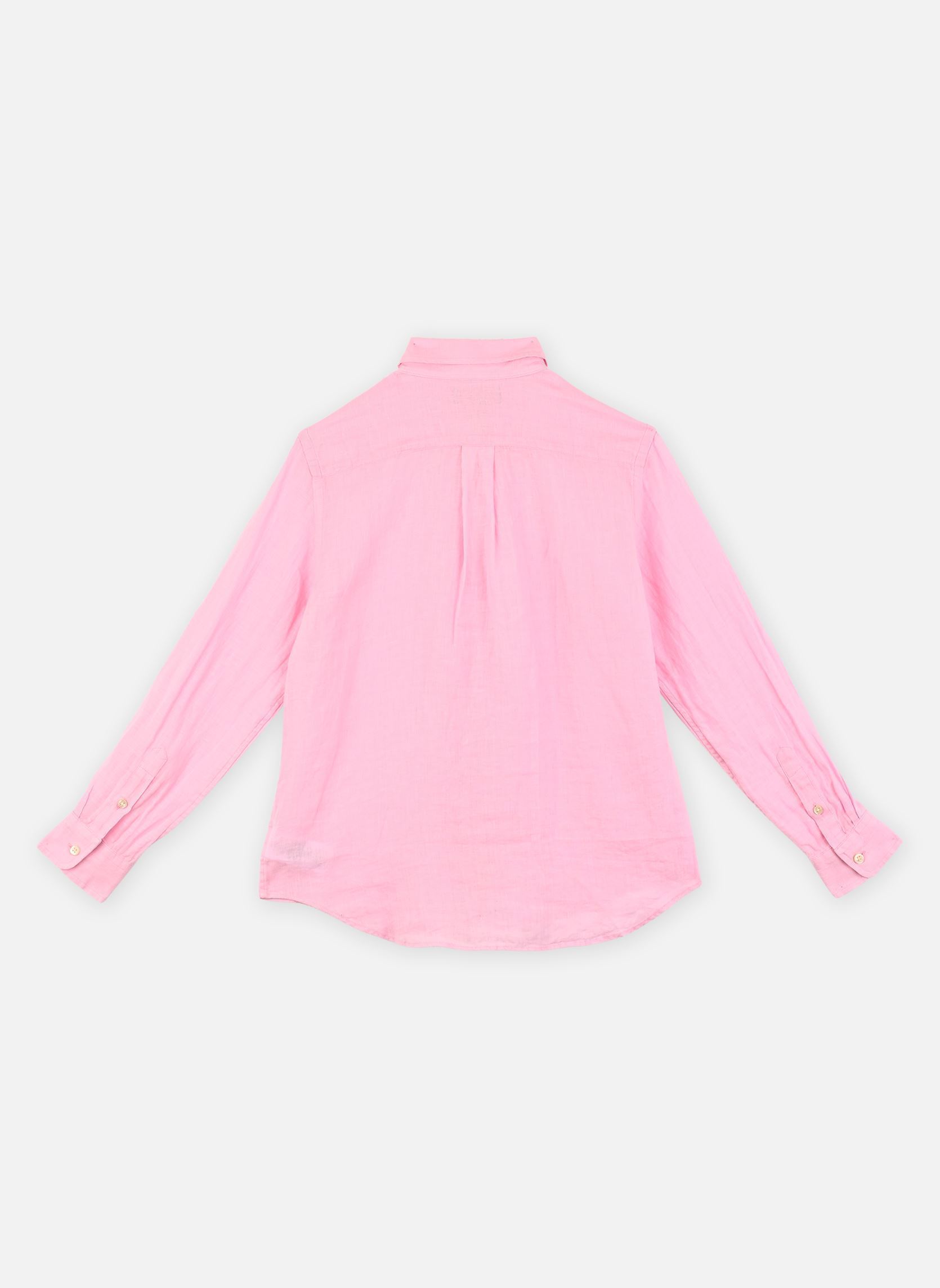 Langarm-Hemden Clbdppc-Shirts-Sport Shirt jungen rosa Polo Ralph Lauren Langarm-Hemden Clbdppc-Shirts-Sport Shirt jungen rosa CARMEL PINK
