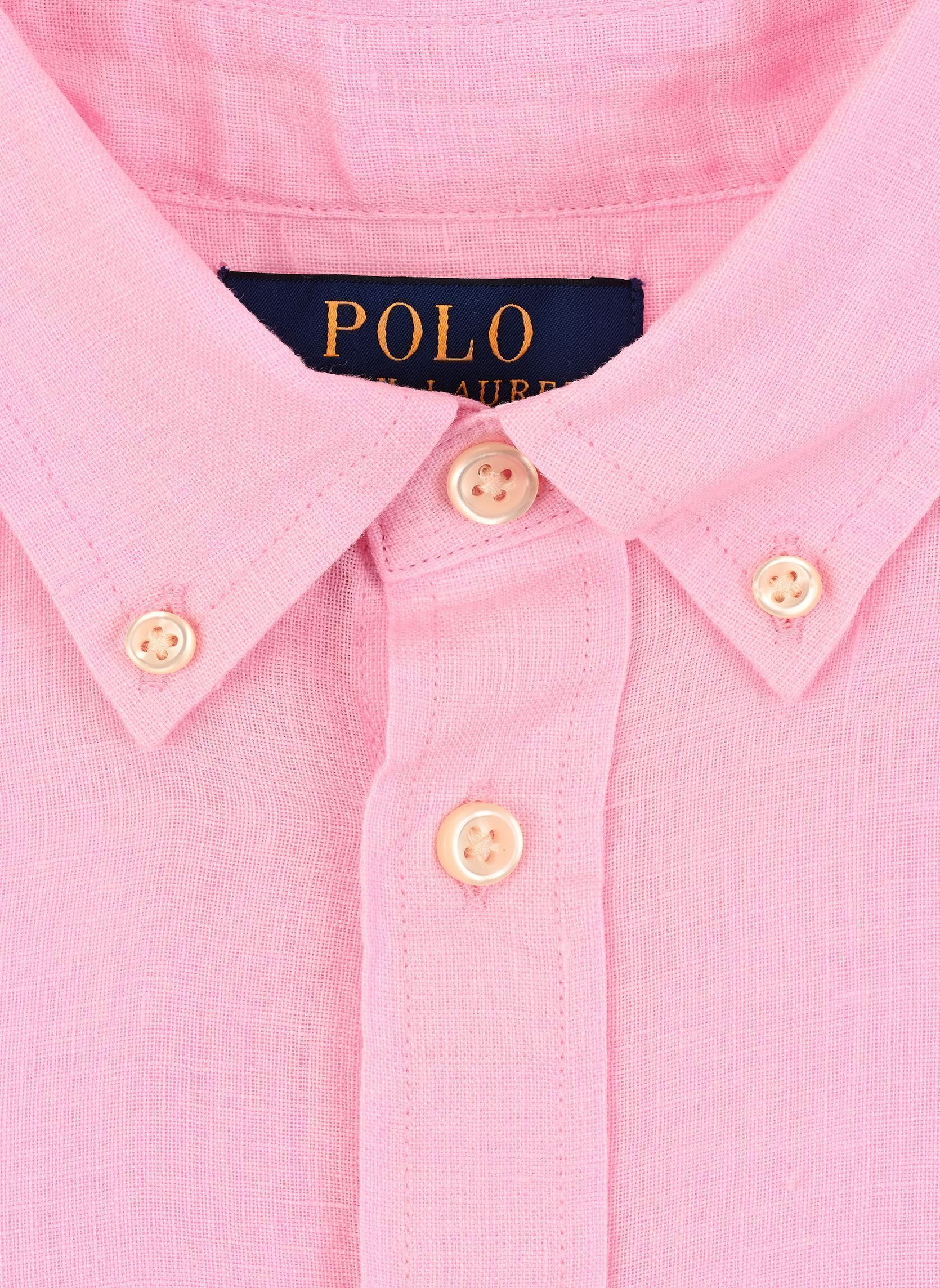 Langarm-Hemden Clbdppc-Shirts-Sport Shirt jungen rosa Polo Ralph Lauren Langarm-Hemden Clbdppc-Shirts-Sport Shirt jungen rosa CARMEL PINK