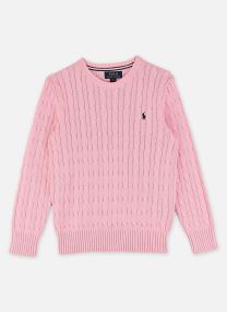 Pullover Ls Cable Cn-Tops-Sweater jungen rosa