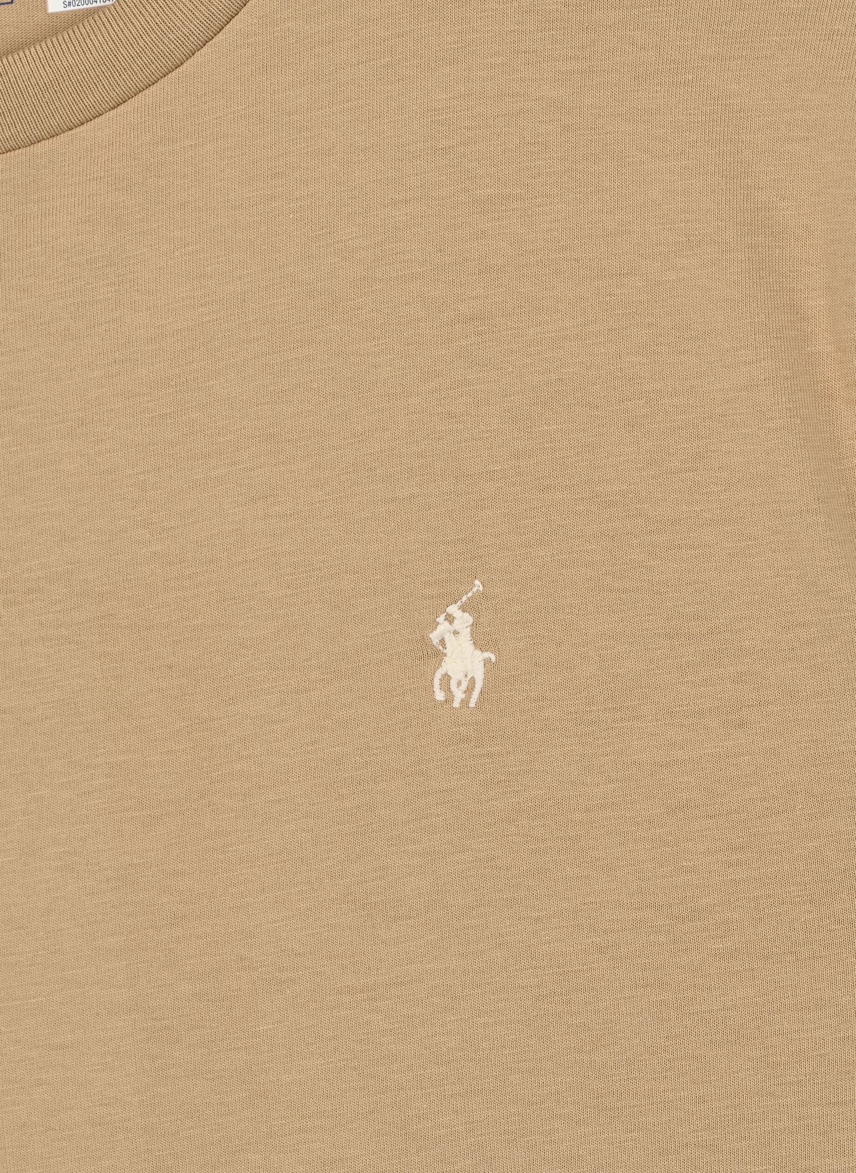 Tee-shirts manches courtes Ss Cn-Tops-T-Shirt garçon beige Polo Ralph Lauren Tee-shirts manches courtes Ss Cn-Tops-T-Shirt garçon beige COASTAL BEIGEC1113