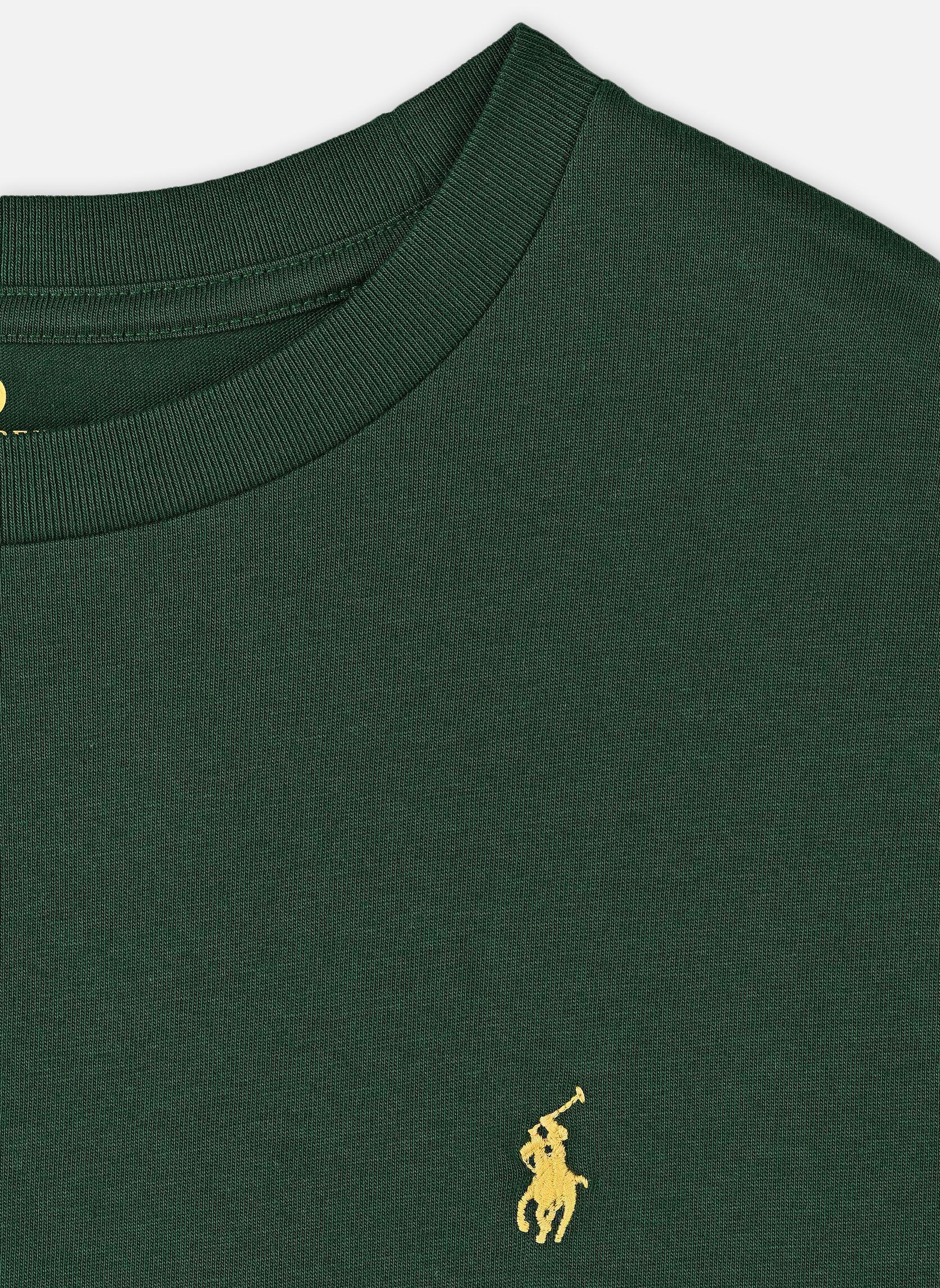 T-shirts met korte mouwen Ss Cn-Tops-T-Shirt jongens groen Polo Ralph Lauren T-shirts met korte mouwen Ss Cn-Tops-T-Shirt jongens groen NEW FOREST/C1414