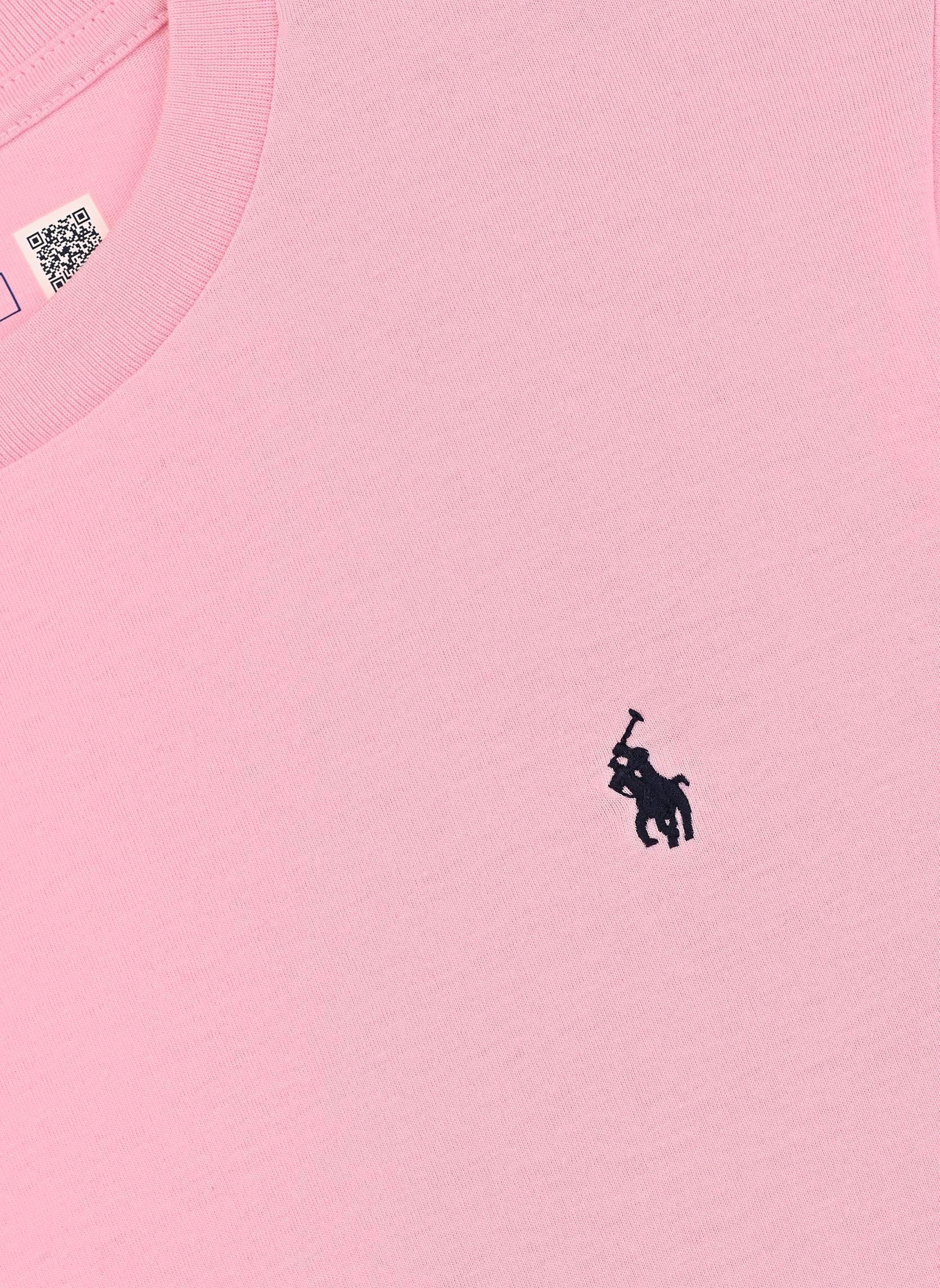 Tee-shirts manches courtes Ss Cn-Tops-T-Shirt garçon rose Polo Ralph Lauren Tee-shirts manches courtes Ss Cn-Tops-T-Shirt garçon rose CARMEL PINK