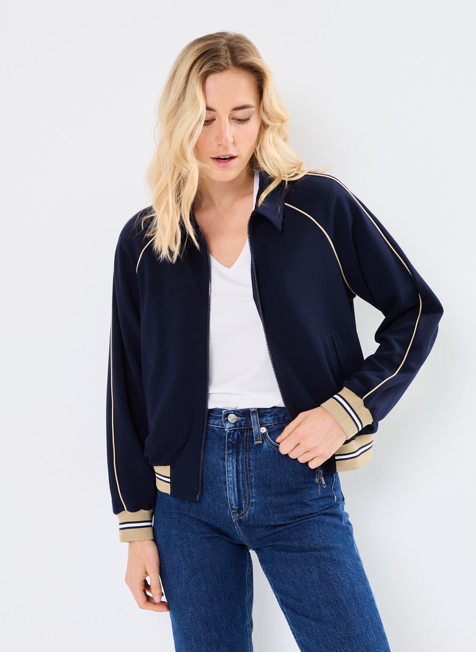Trainingsjacken VESTE-SPORT damen blau MADE BY Trainingsjacken VESTE-SPORT damen blau NAVY BLAZER