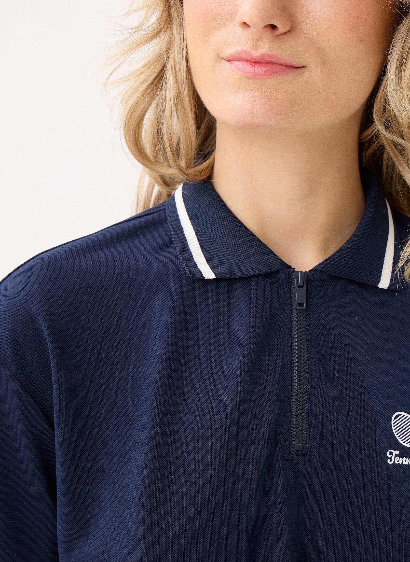 Polo a maniche corte TENNIS-POLO donna blu MADE BY Polo a maniche corte TENNIS-POLO donna blu NAVY BLAZER
