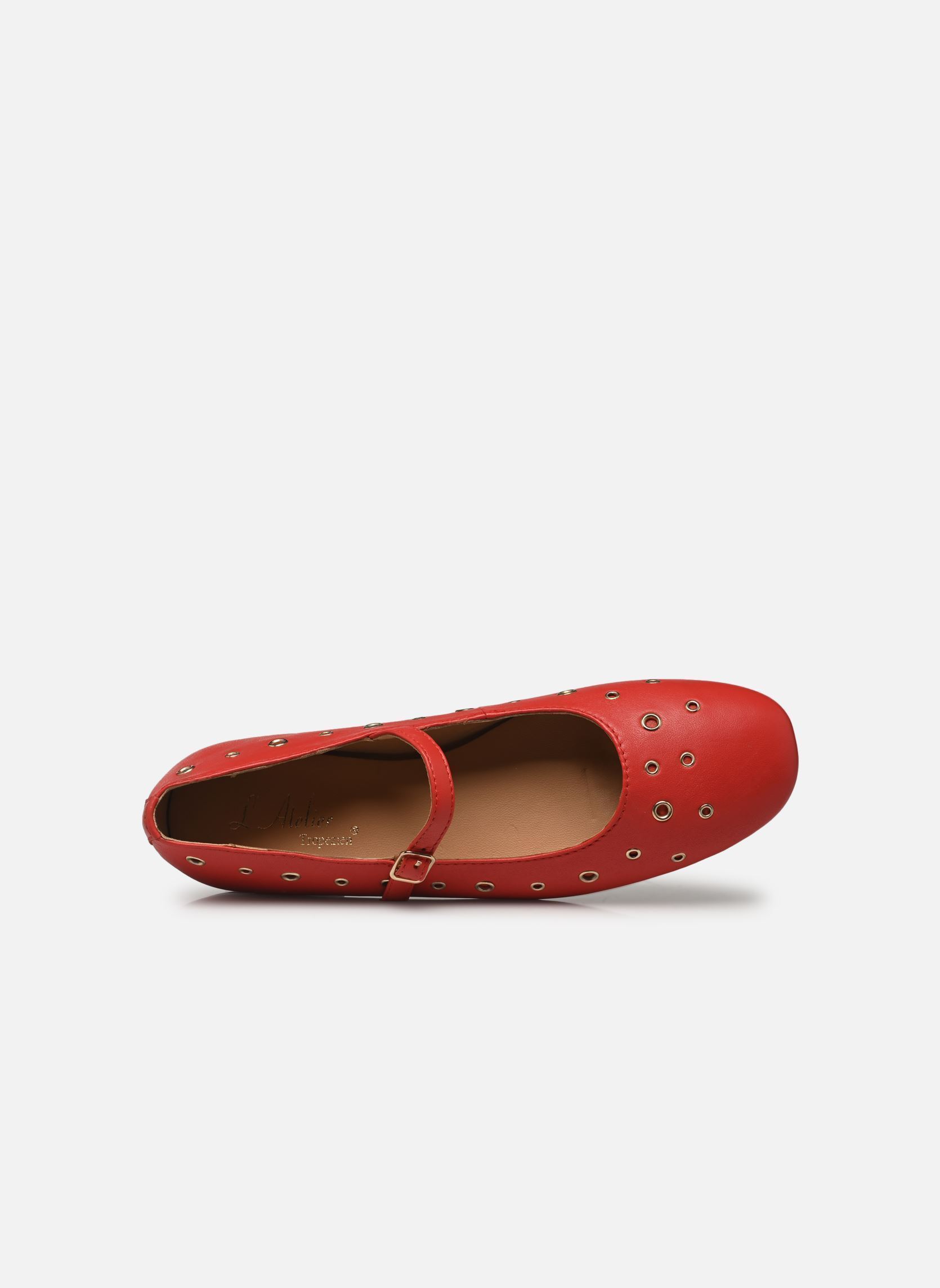 Klassieke ballerina's Chr 2511 B dames rood L'Atelier Tropézien Klassieke ballerina's Chr 2511 B dames rood RED