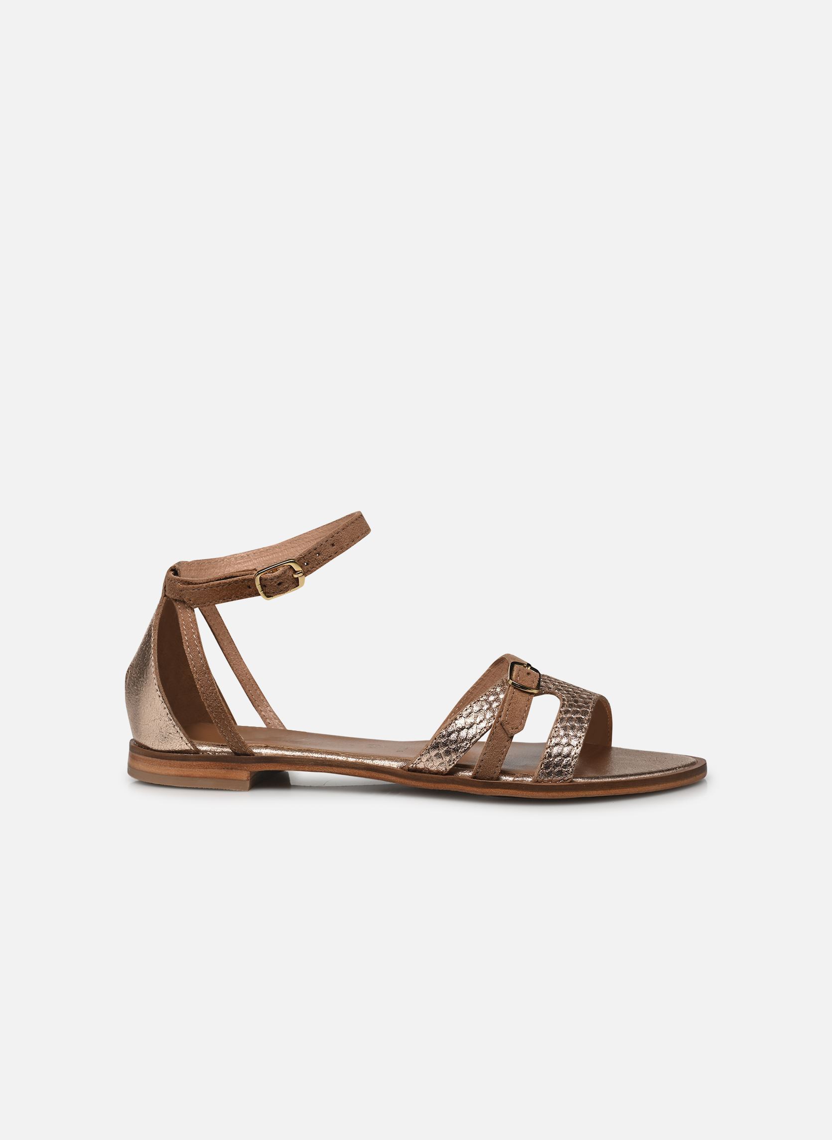Sandales plates Il 2122 femme multicolore L'Atelier Tropézien Sandales plates Il 2122 femme multicolore GOLD/TAN