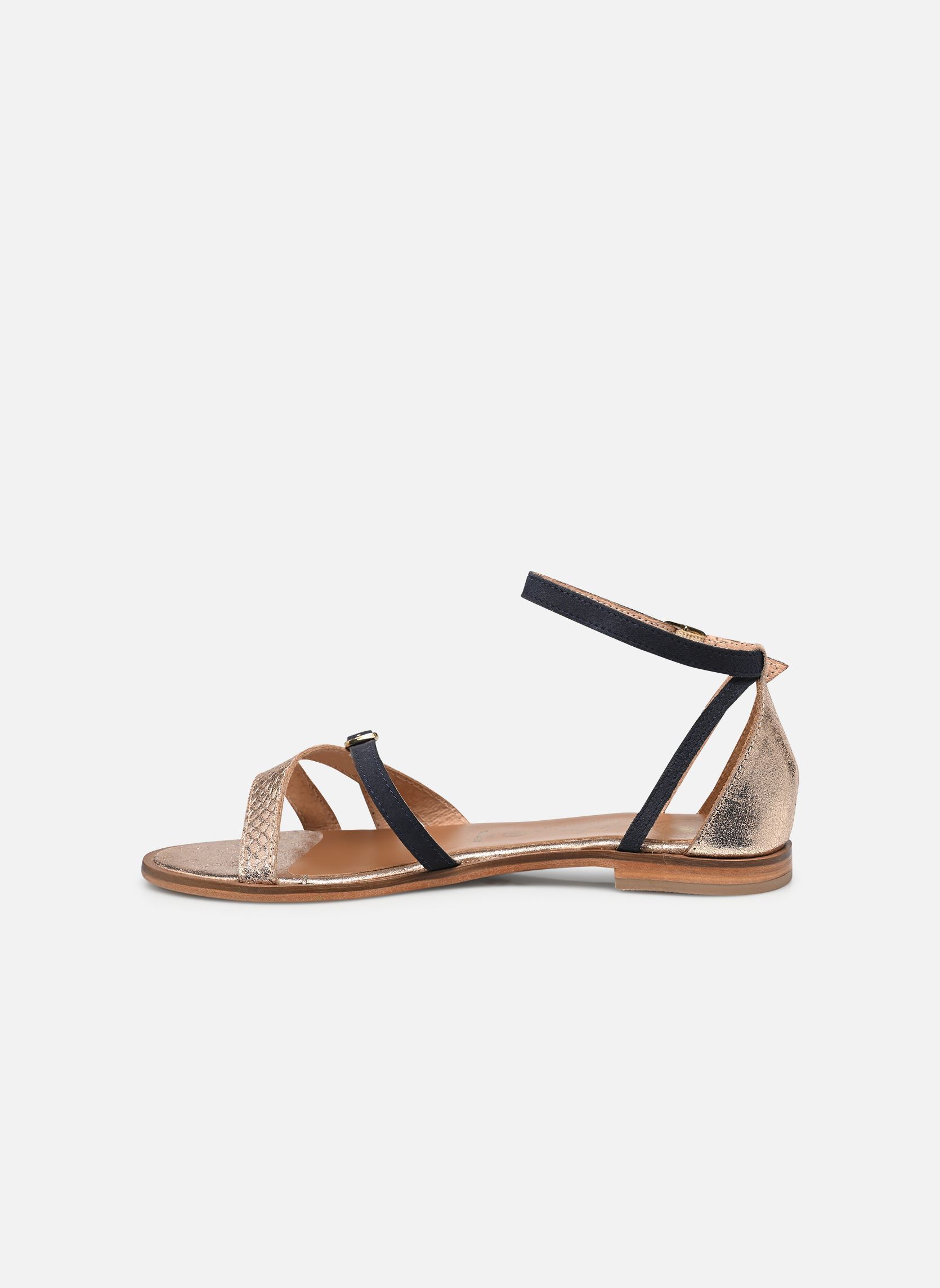 Sandali piatti Il 2122 donna multicolore L'Atelier Tropézien Sandali piatti Il 2122 donna multicolore GOLD/BLUE