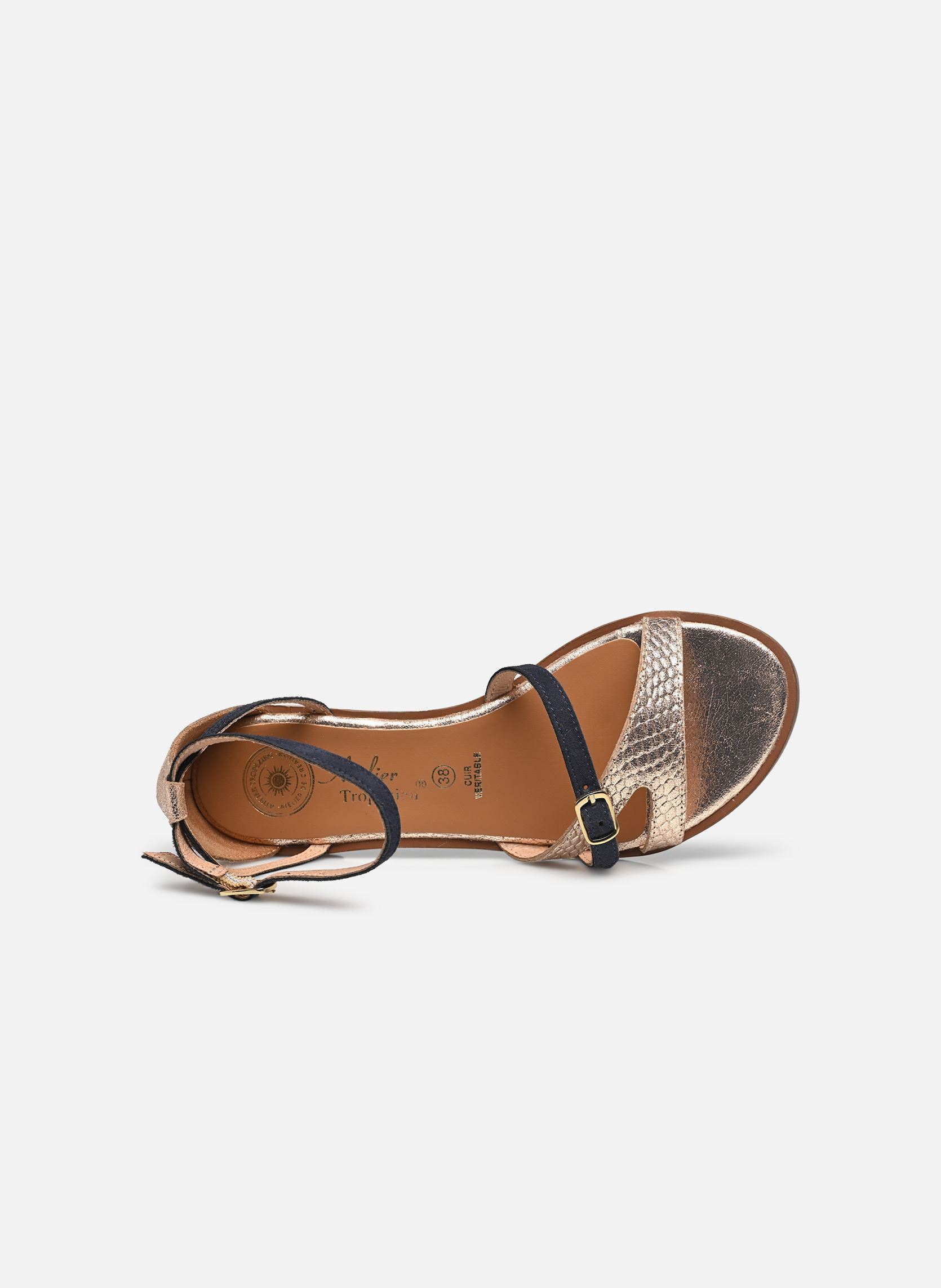 Sandali piatti Il 2122 donna multicolore L'Atelier Tropézien Sandali piatti Il 2122 donna multicolore GOLD/BLUE