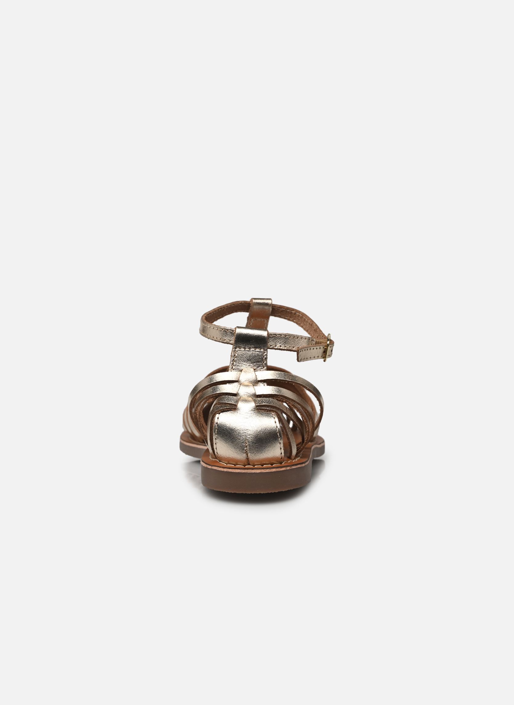 Sandalias planas Paquita mujer oro y bronce L'Atelier Tropézien Sandalias planas Paquita mujer oro y bronce GOLD