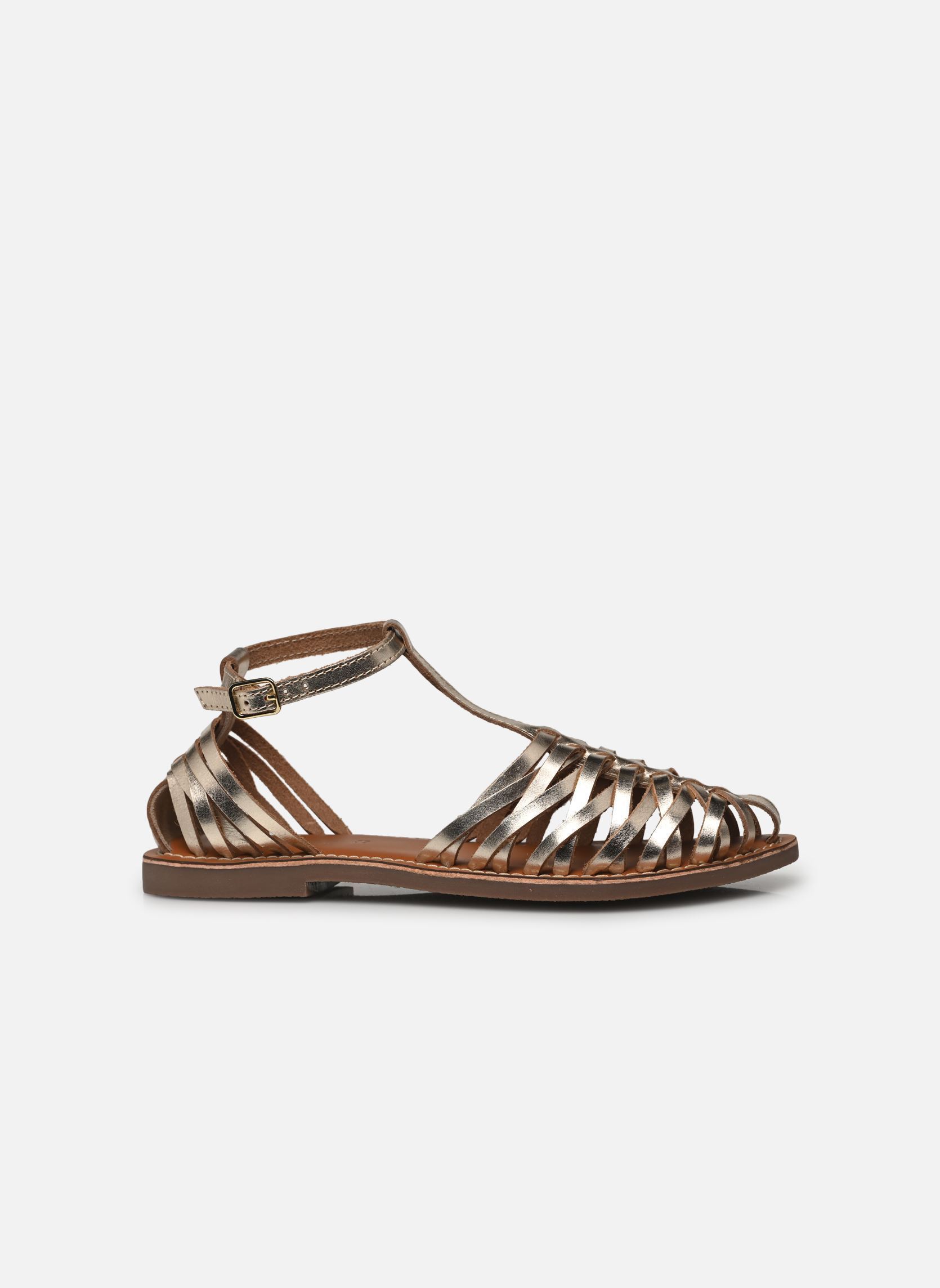 Sandalias planas Paquita mujer oro y bronce L'Atelier Tropézien Sandalias planas Paquita mujer oro y bronce GOLD