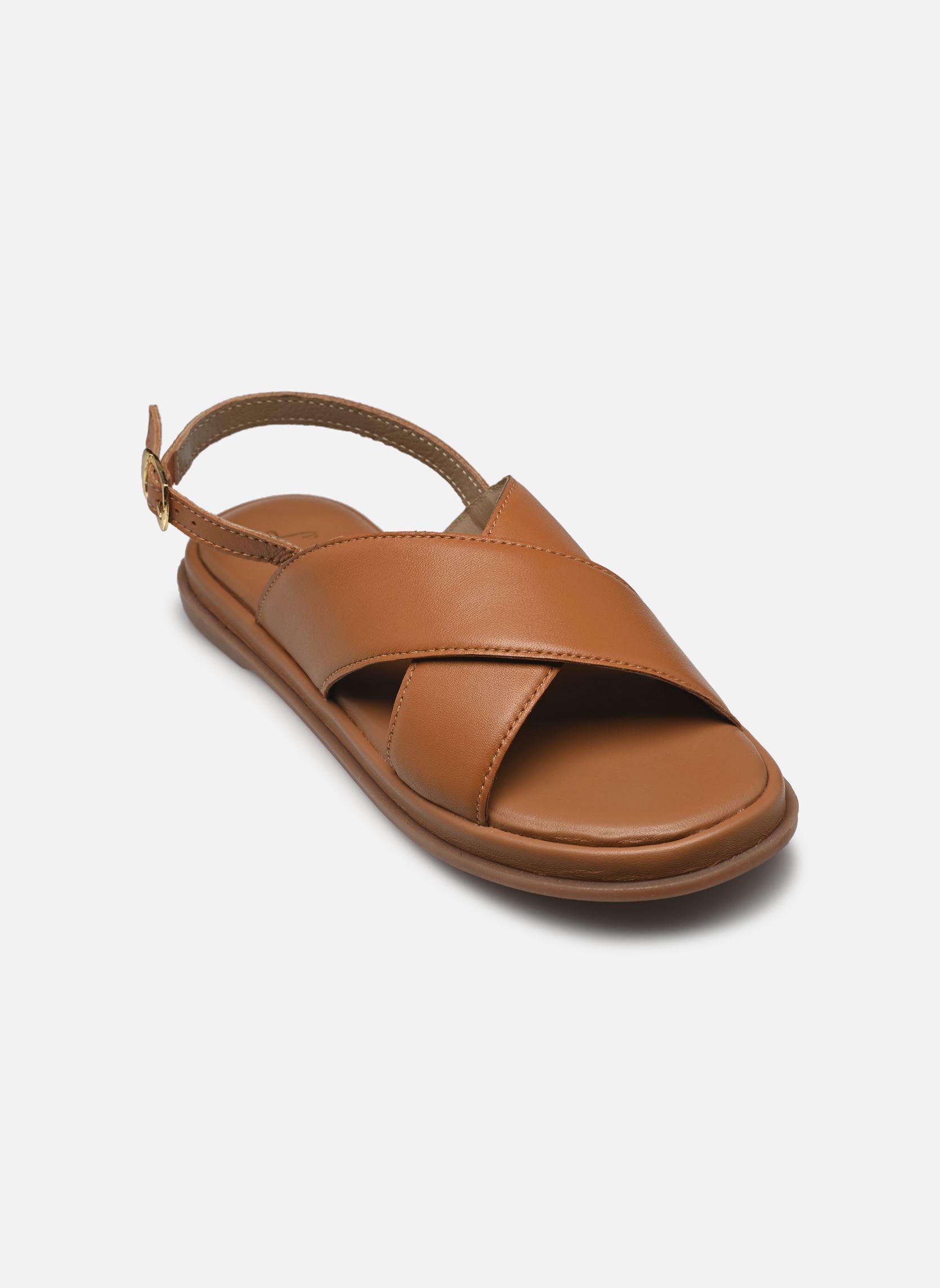 Flache Sandalen Sh 1309 damen braun L'Atelier Tropézien Flache Sandalen Sh 1309 damen braun TAN
