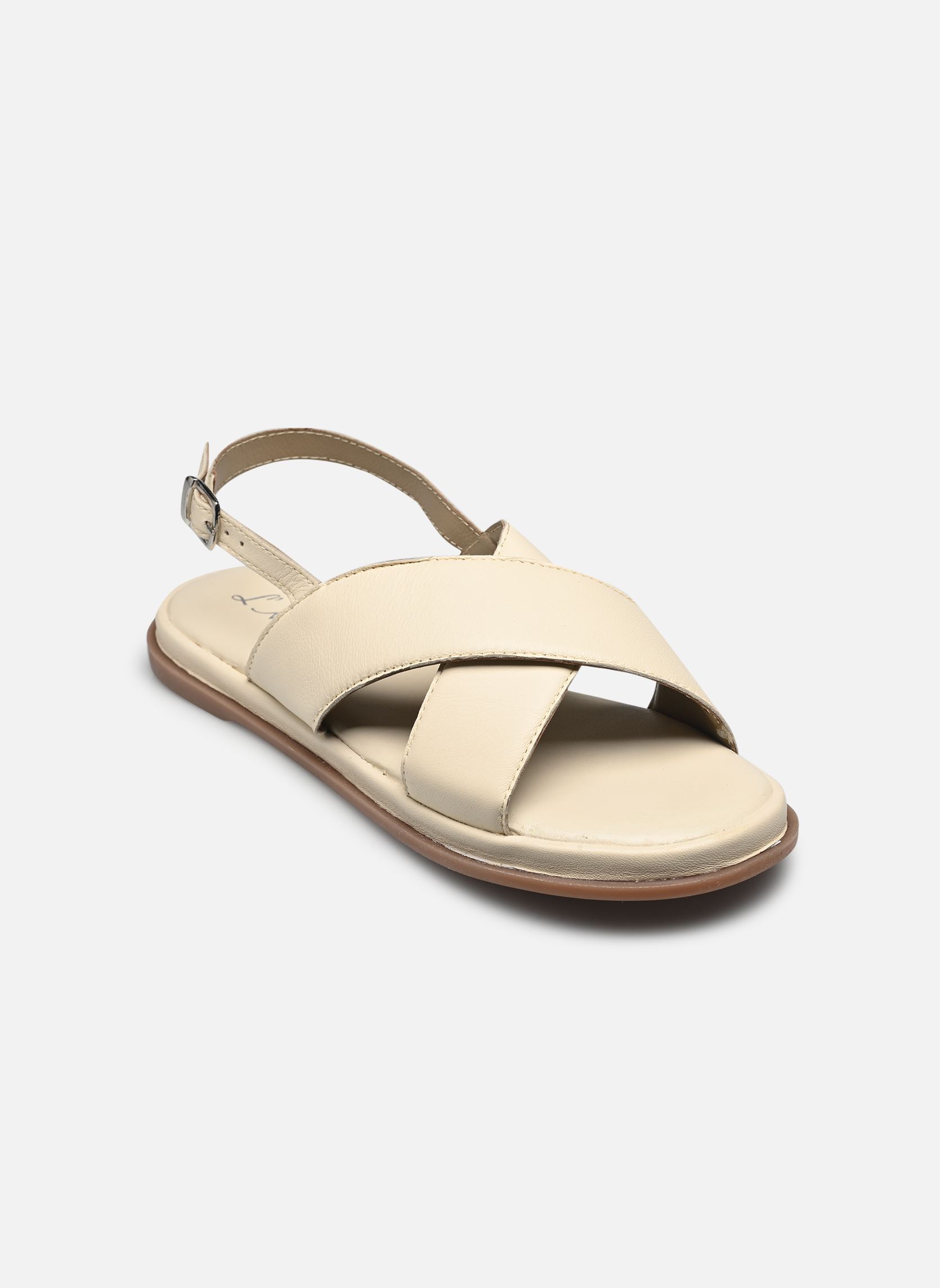 Platte sandalen Sh 1309 dames wit L'Atelier Tropézien Platte sandalen Sh 1309 dames wit OFF WHITE