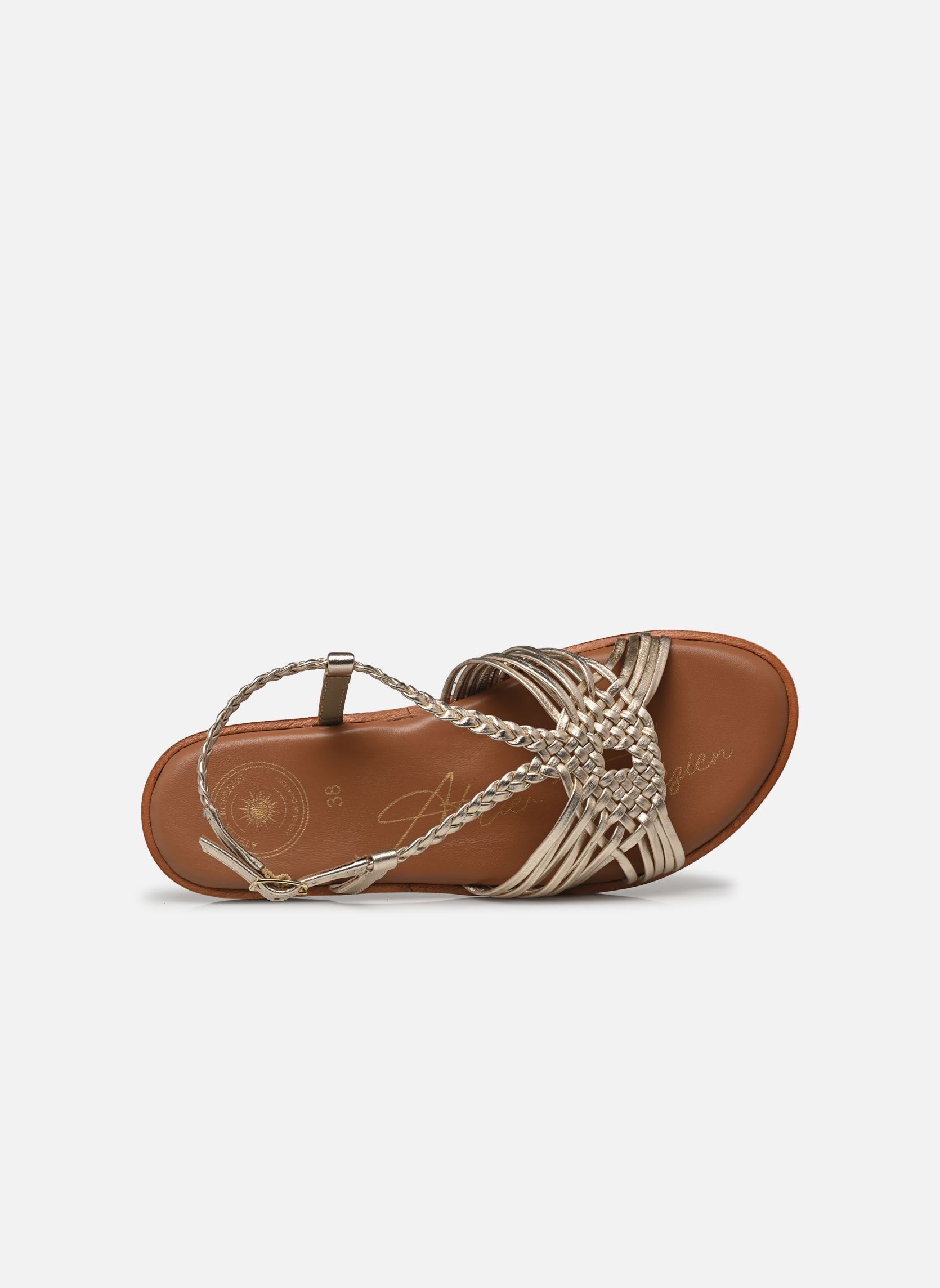 Platte sandalen Sh 1343 dames goud en brons L'Atelier Tropézien Platte sandalen Sh 1343 dames goud en brons GOLD