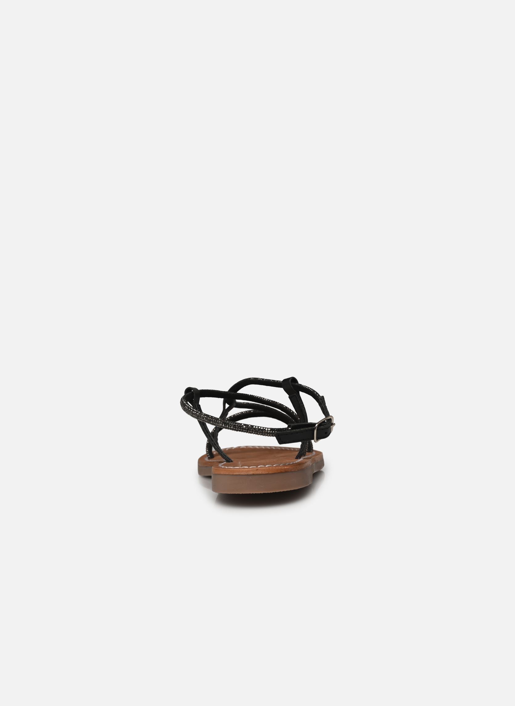 Sandales plates Sh 2301 femme noir L'Atelier Tropézien Sandales plates Sh 2301 femme noir BLACK