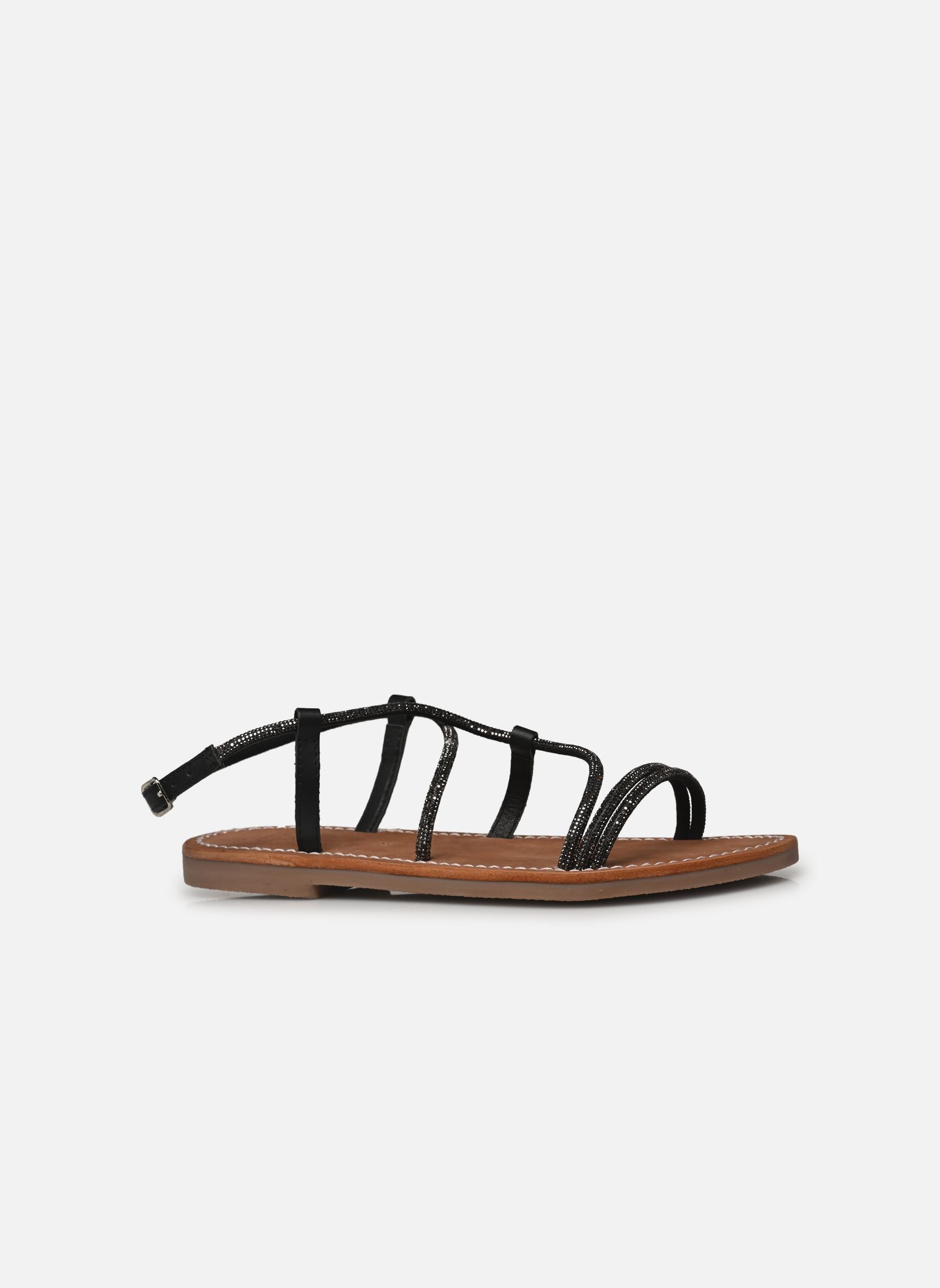 Sandales plates Sh 2301 femme noir L'Atelier Tropézien Sandales plates Sh 2301 femme noir BLACK