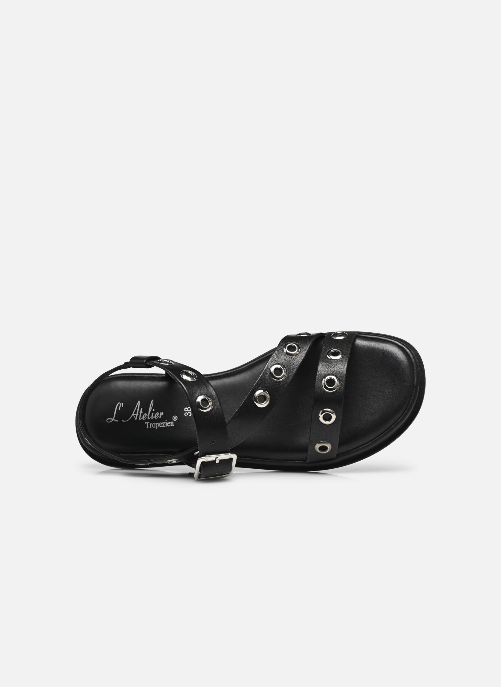 Sandali piatti Sh 2312 donna nero L'Atelier Tropézien Sandali piatti Sh 2312 donna nero BLACK