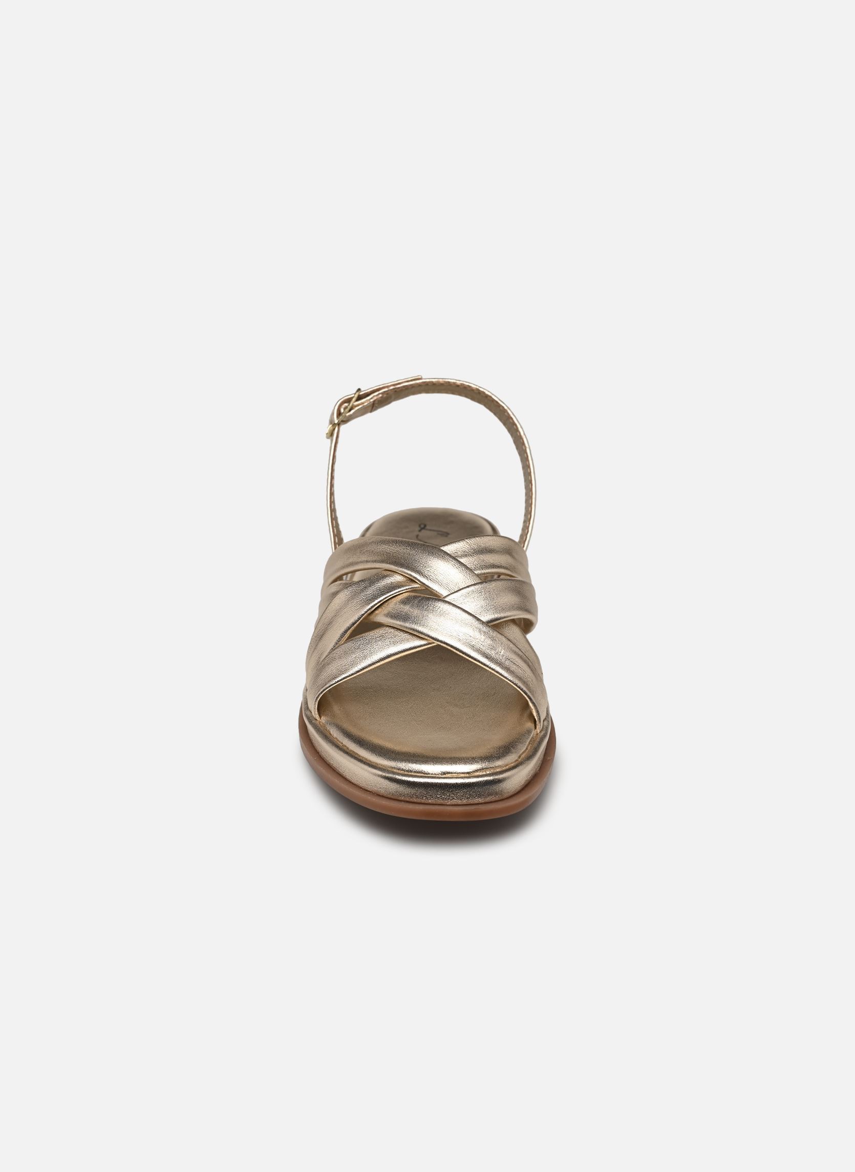 Platte sandalen Sh 2316 dames goud en brons L'Atelier Tropézien Platte sandalen Sh 2316 dames goud en brons GOLD