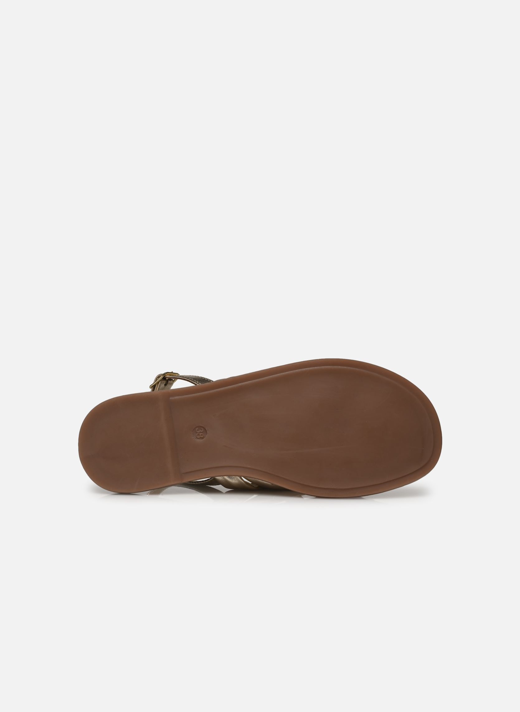 Platte sandalen Sh 2316 dames goud en brons L'Atelier Tropézien Platte sandalen Sh 2316 dames goud en brons GOLD