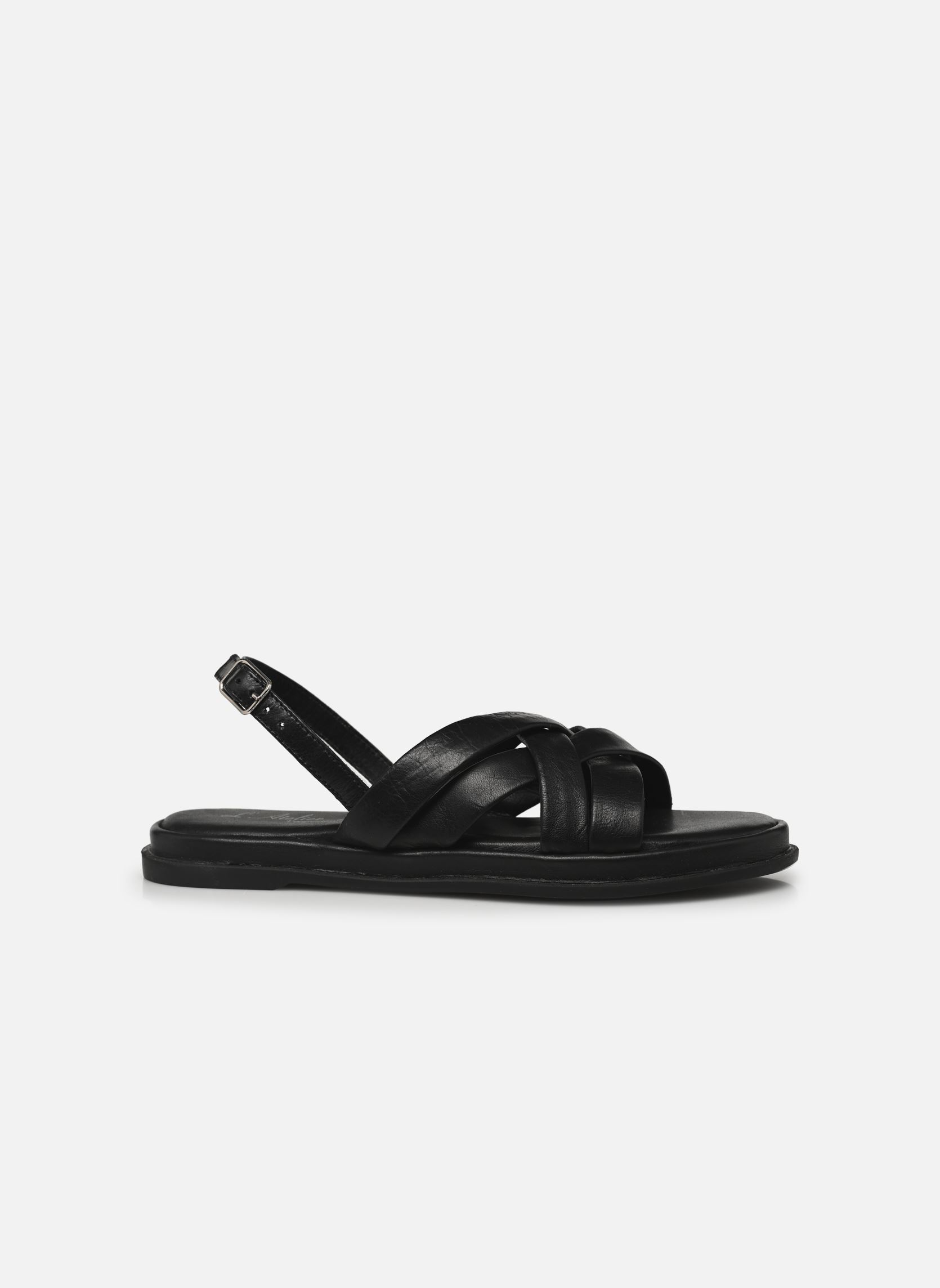 Flache Sandalen Sh 2316 damen schwarz L'Atelier Tropézien Flache Sandalen Sh 2316 damen schwarz BLACK