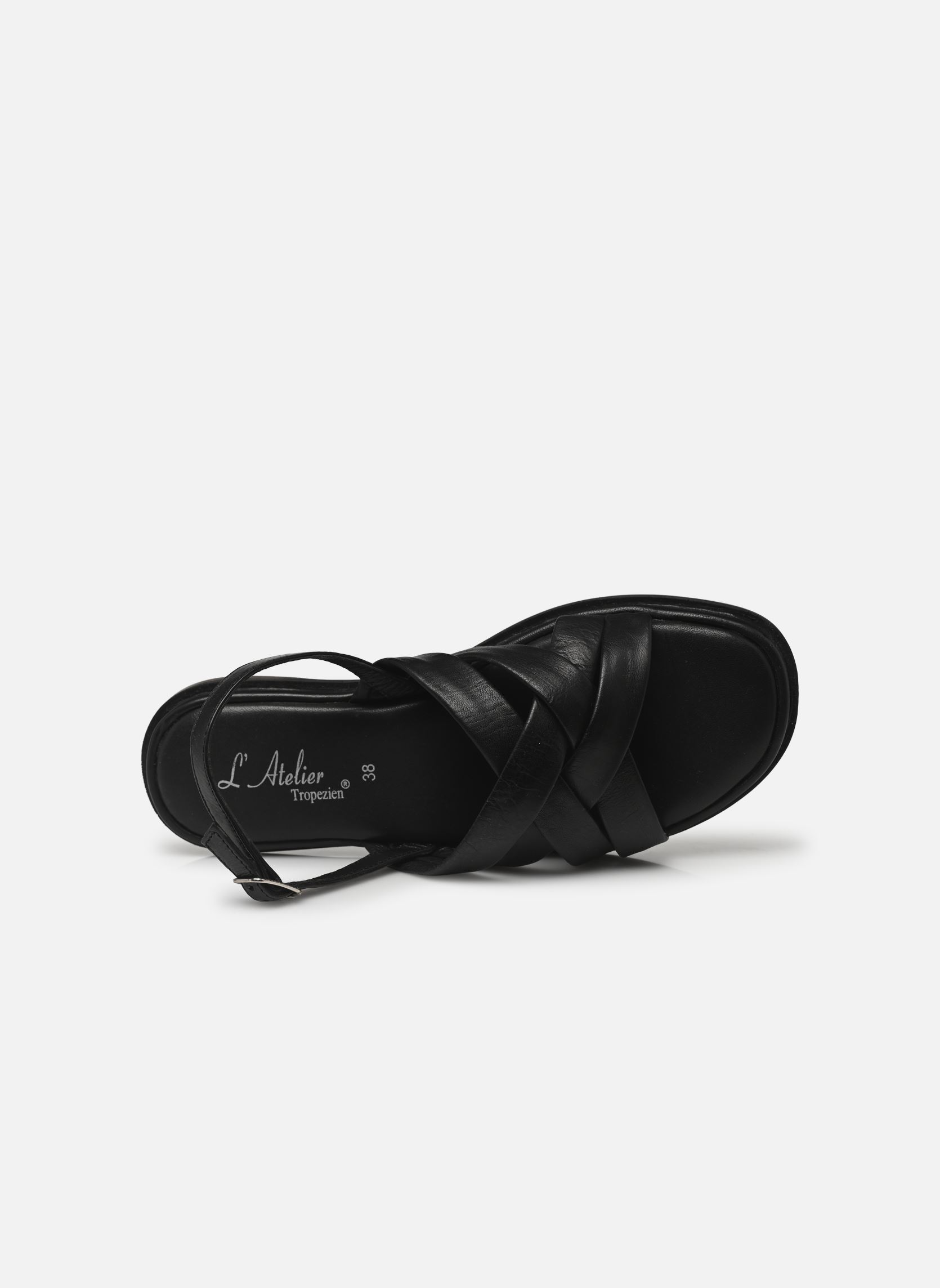 Flache Sandalen Sh 2316 damen schwarz L'Atelier Tropézien Flache Sandalen Sh 2316 damen schwarz BLACK