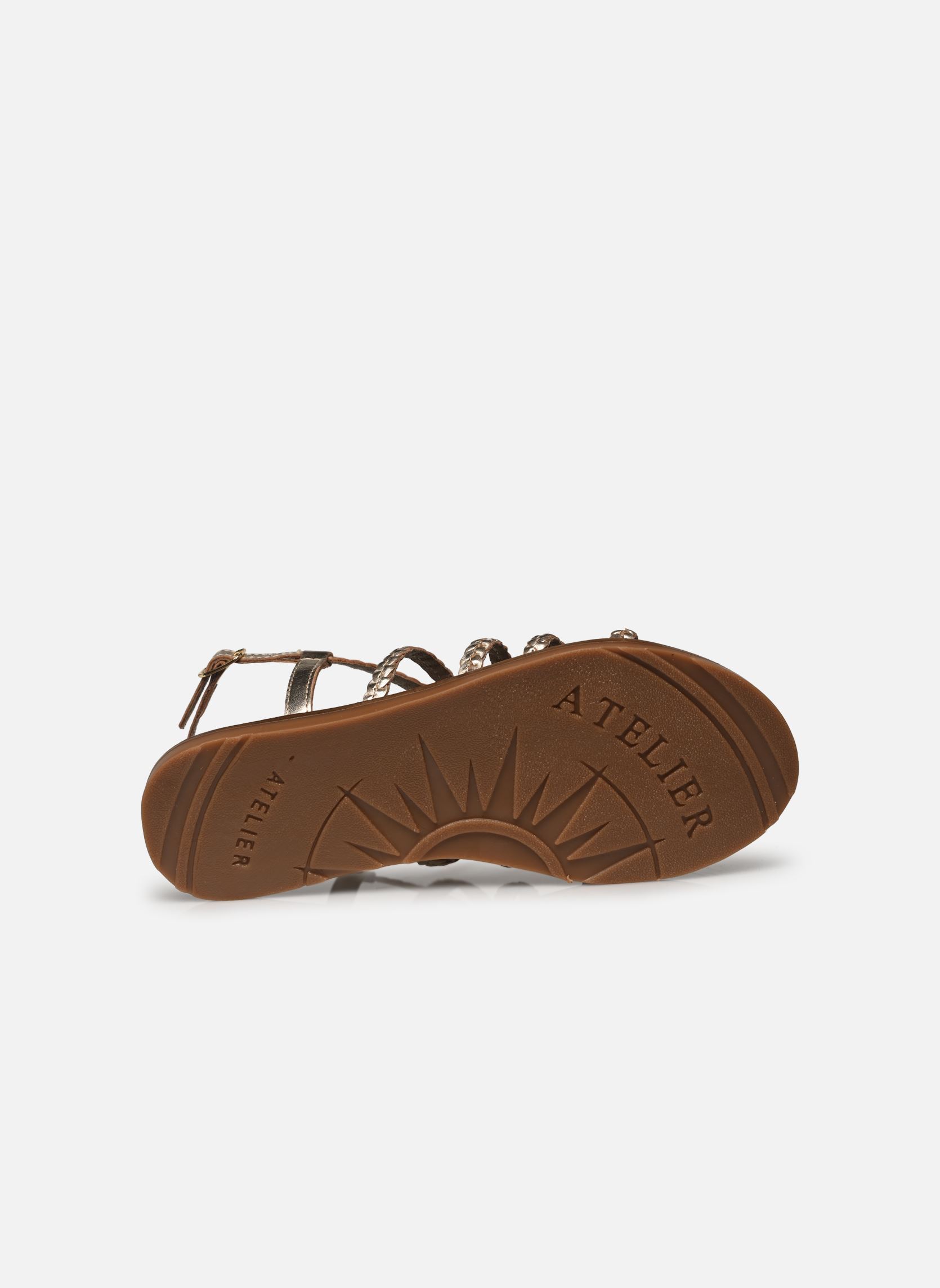 Sandales plates Sh 2321 femme or et bronze L'Atelier Tropézien Sandales plates Sh 2321 femme or et bronze GOLD