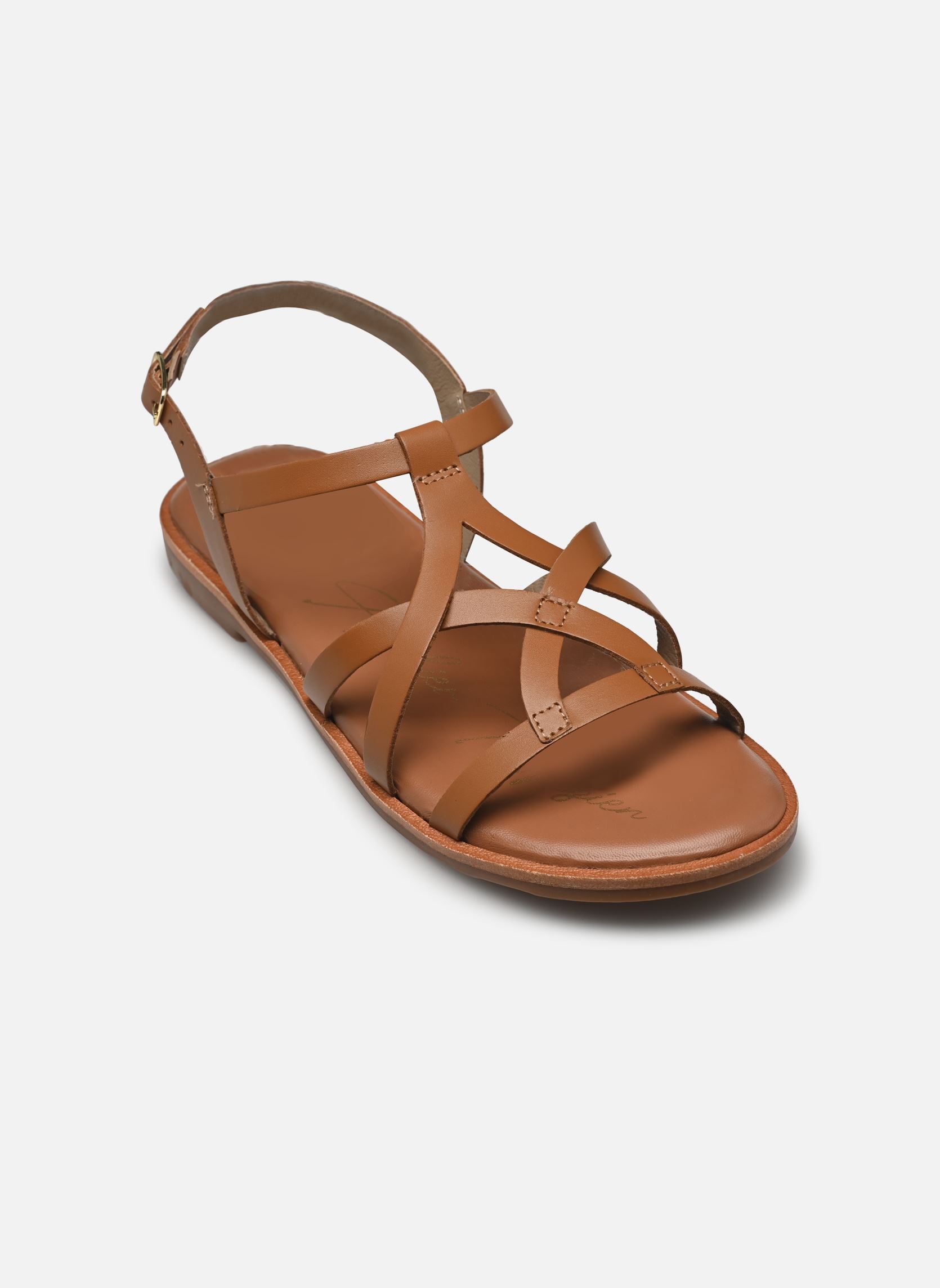 Flache Sandalen Sh 2328 damen braun L'Atelier Tropézien Flache Sandalen Sh 2328 damen braun TAN