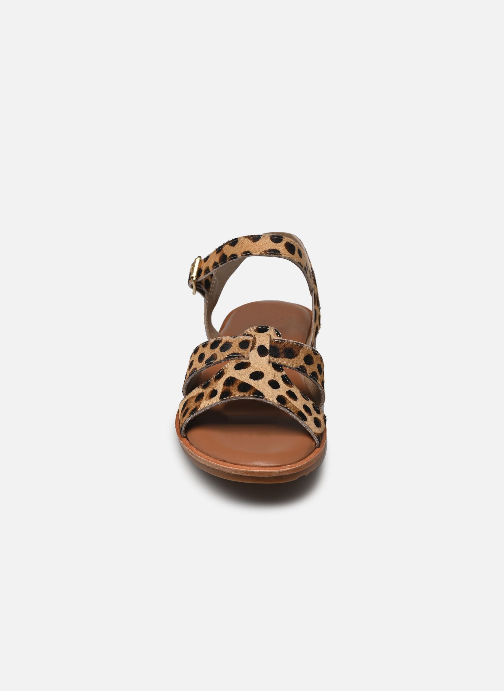 Sandalias planas Sh 2335 mujer marrón L'Atelier Tropézien Sandalias planas Sh 2335 mujer marrón LEOPARD