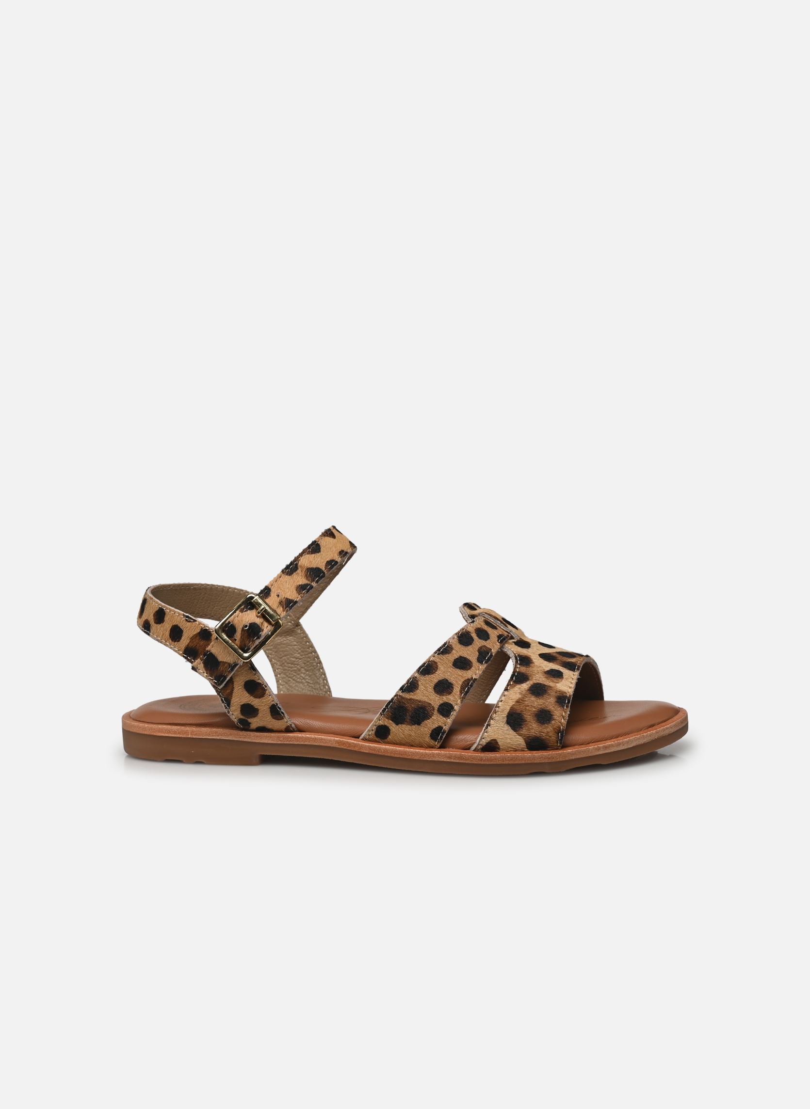 Sandalias planas Sh 2335 mujer marrón L'Atelier Tropézien Sandalias planas Sh 2335 mujer marrón LEOPARD