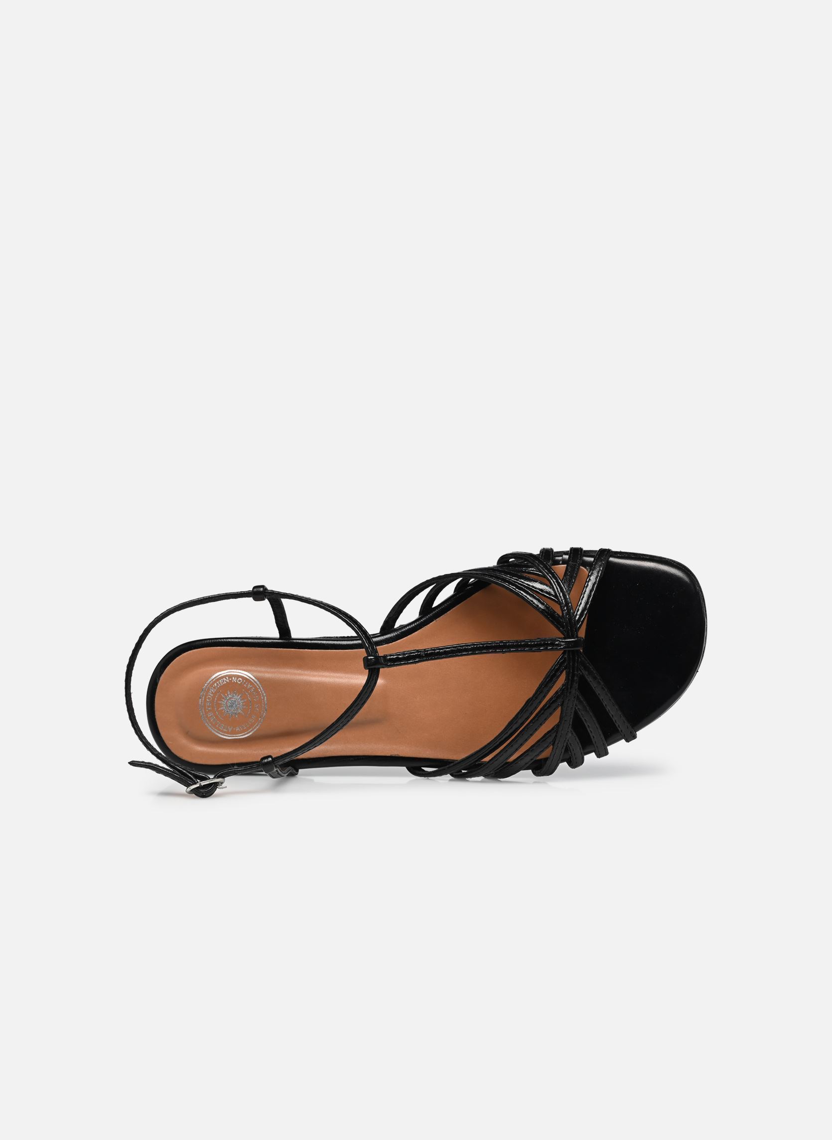 Sandales St 14 femme noir L'Atelier Tropézien Sandales St 14 femme noir BLACK