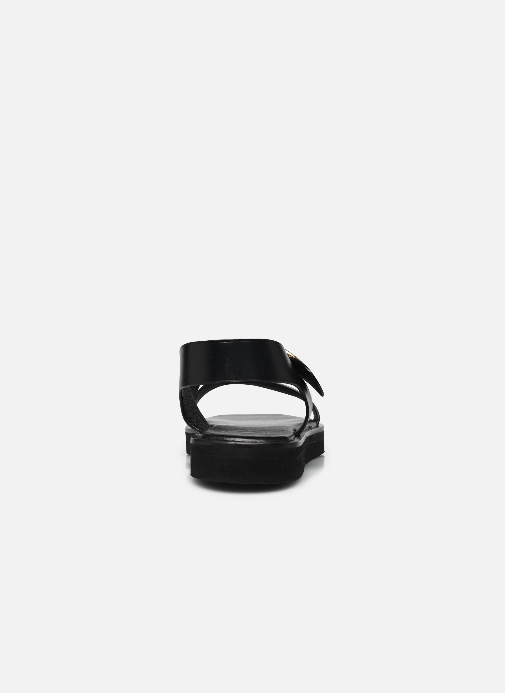 Sandales plates St 17 femme noir L'Atelier Tropézien Sandales plates St 17 femme noir BLACK