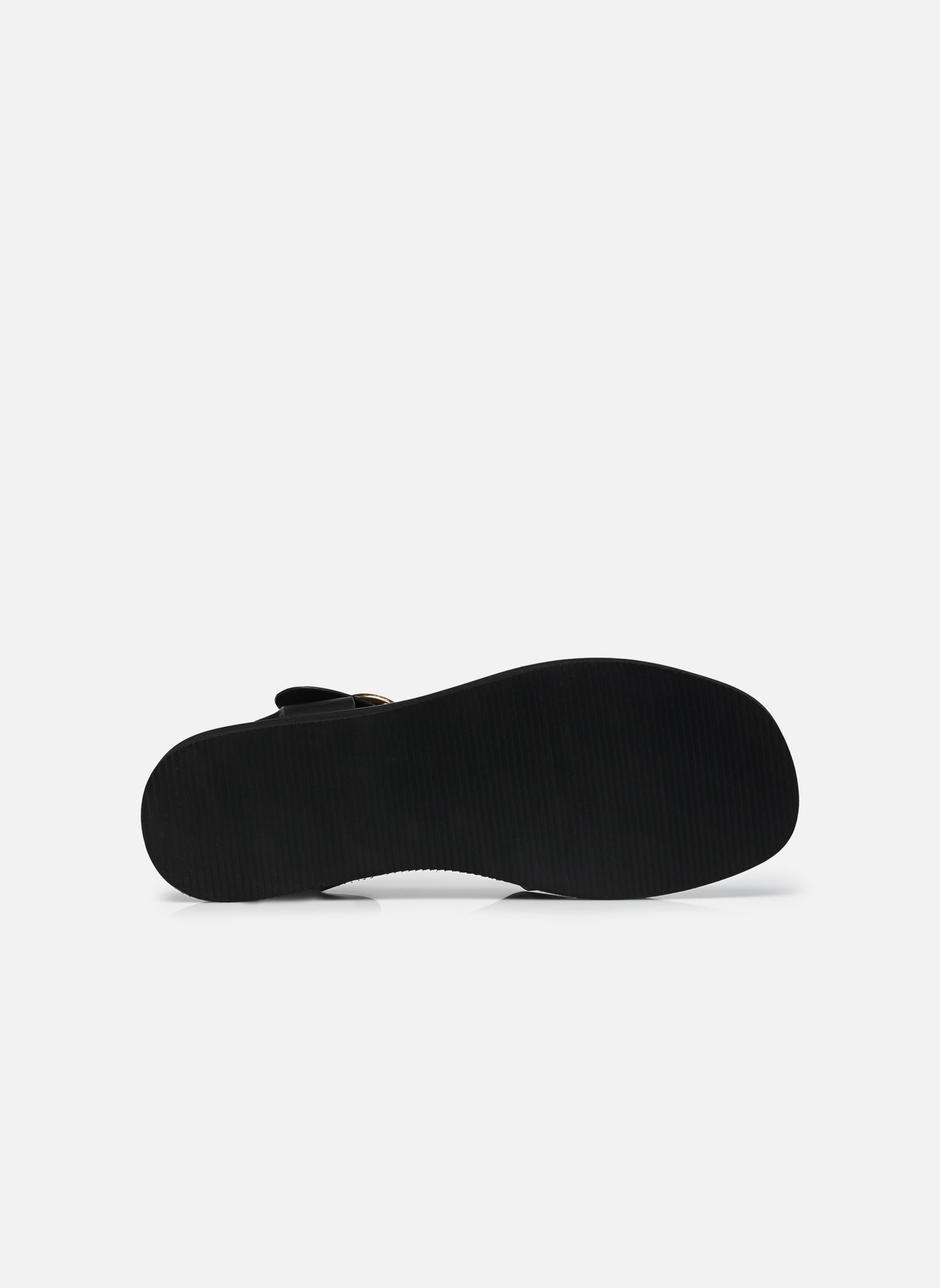 Sandales plates St 17 femme noir L'Atelier Tropézien Sandales plates St 17 femme noir BLACK
