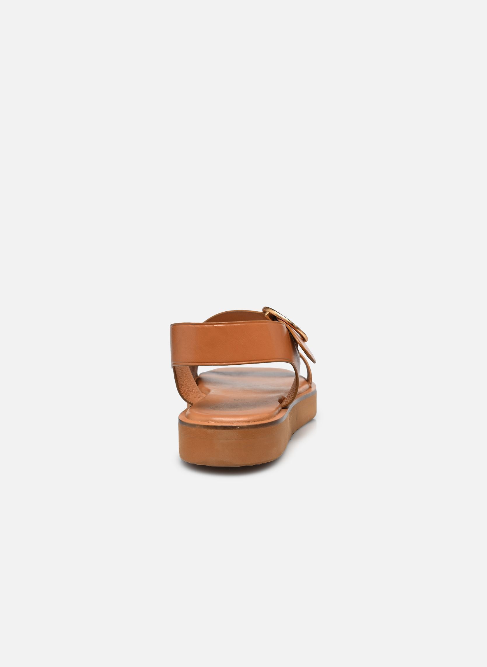 Sandali piatti St 17 donna marrone L'Atelier Tropézien Sandali piatti St 17 donna marrone TAN