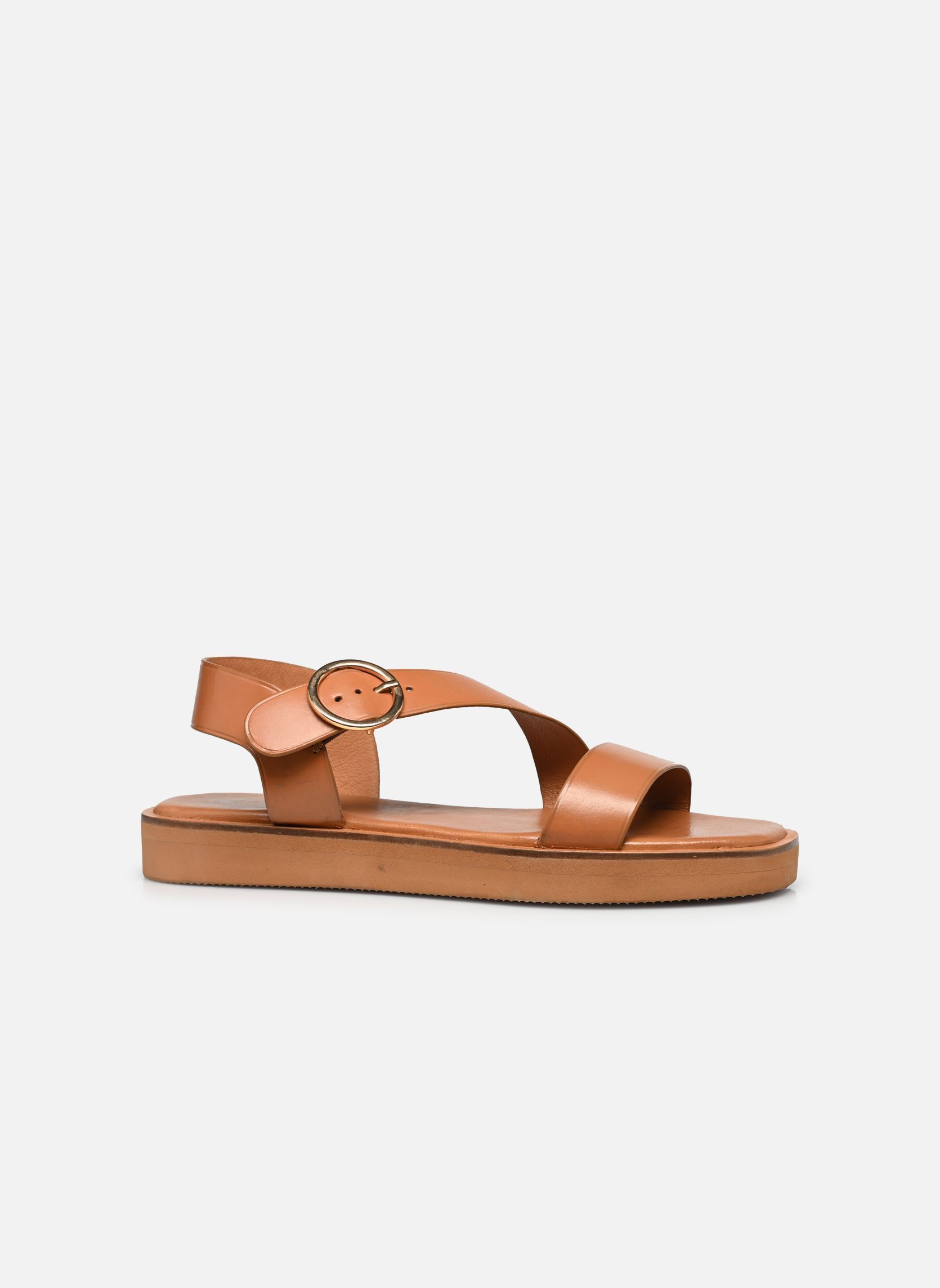 Sandali piatti St 17 donna marrone L'Atelier Tropézien Sandali piatti St 17 donna marrone TAN