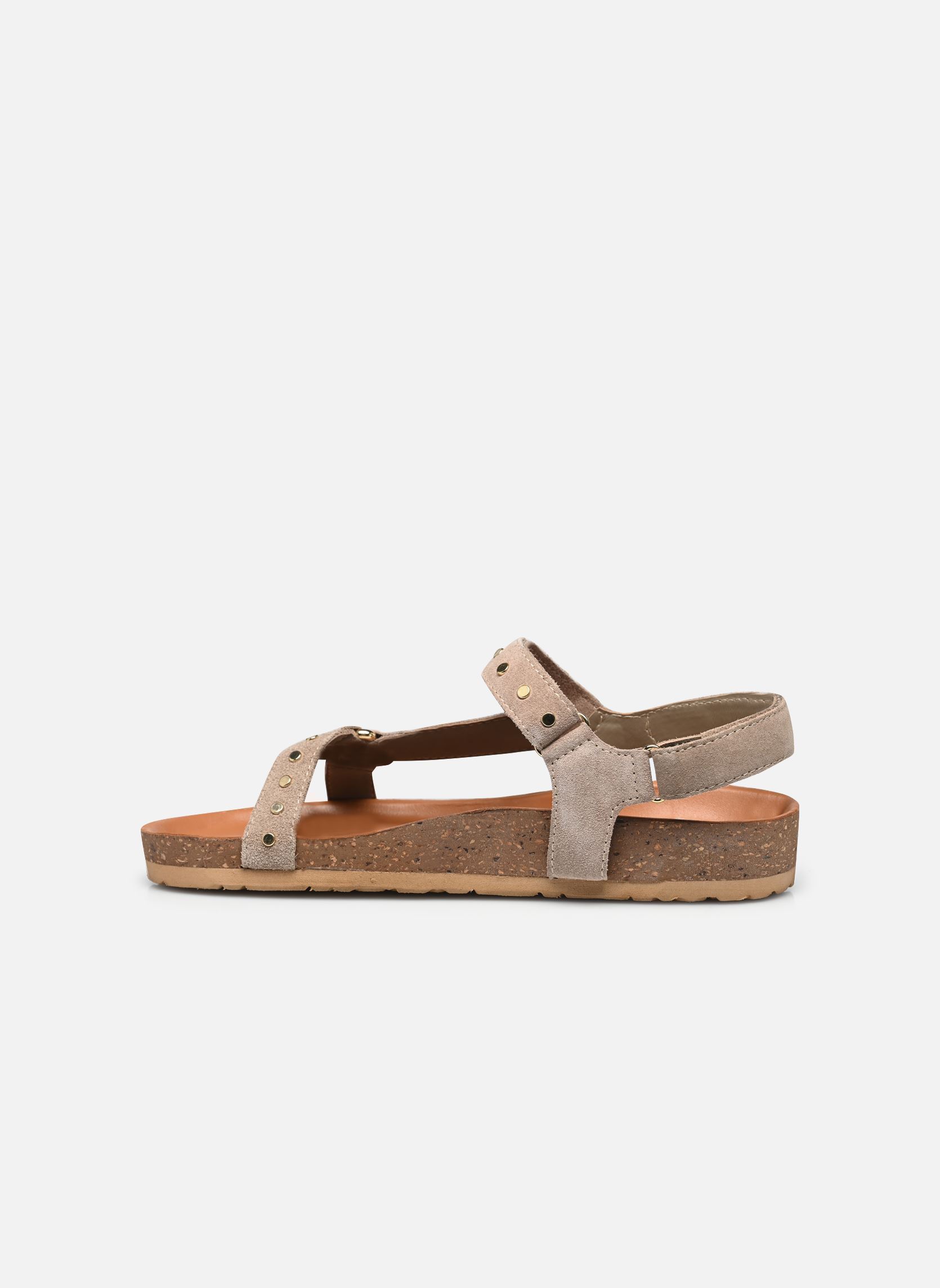 Sandalias planas St 25 mujer beige L'Atelier Tropézien Sandalias planas St 25 mujer beige TAUPE