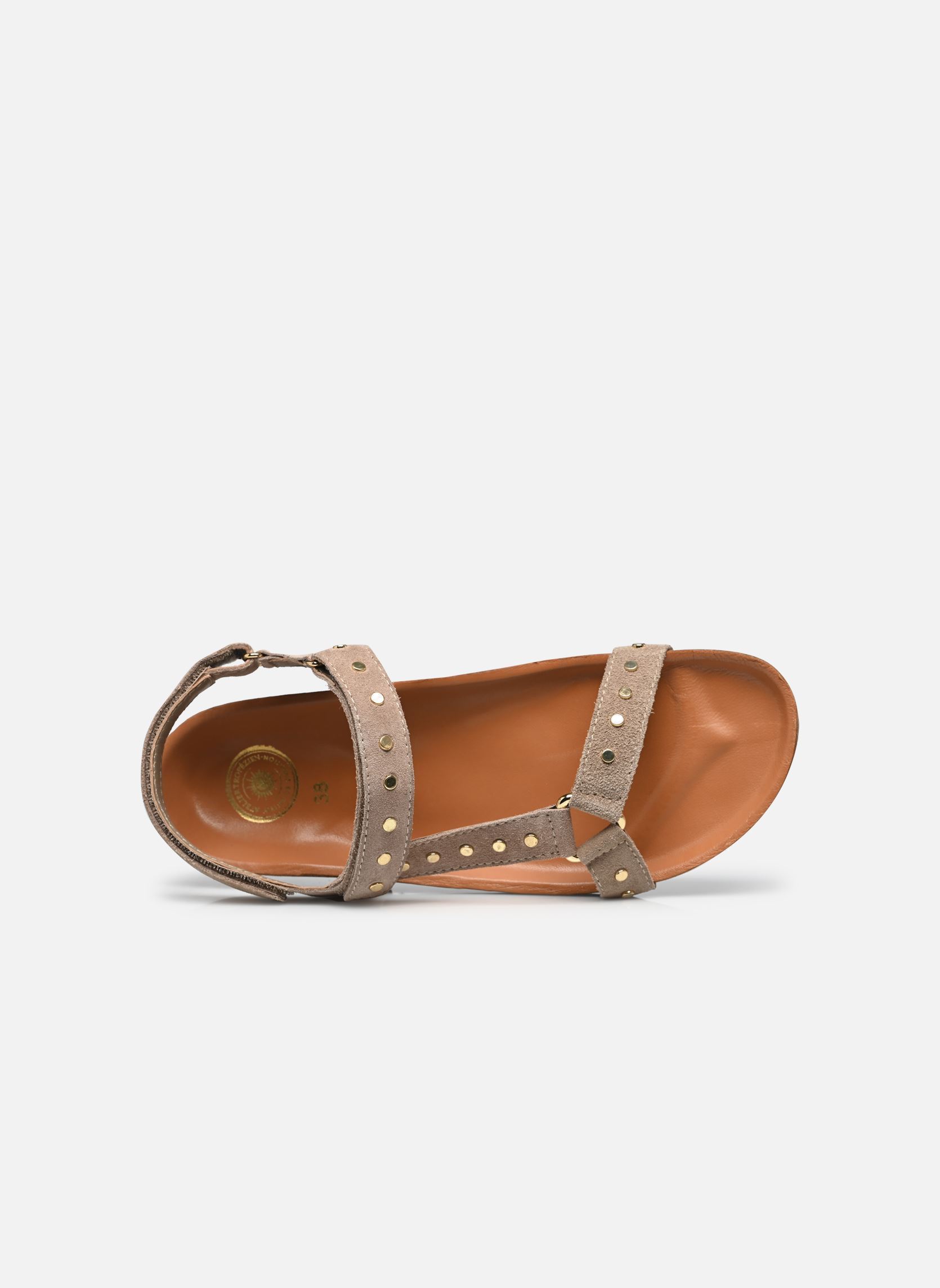 Sandalias planas St 25 mujer beige L'Atelier Tropézien Sandalias planas St 25 mujer beige TAUPE