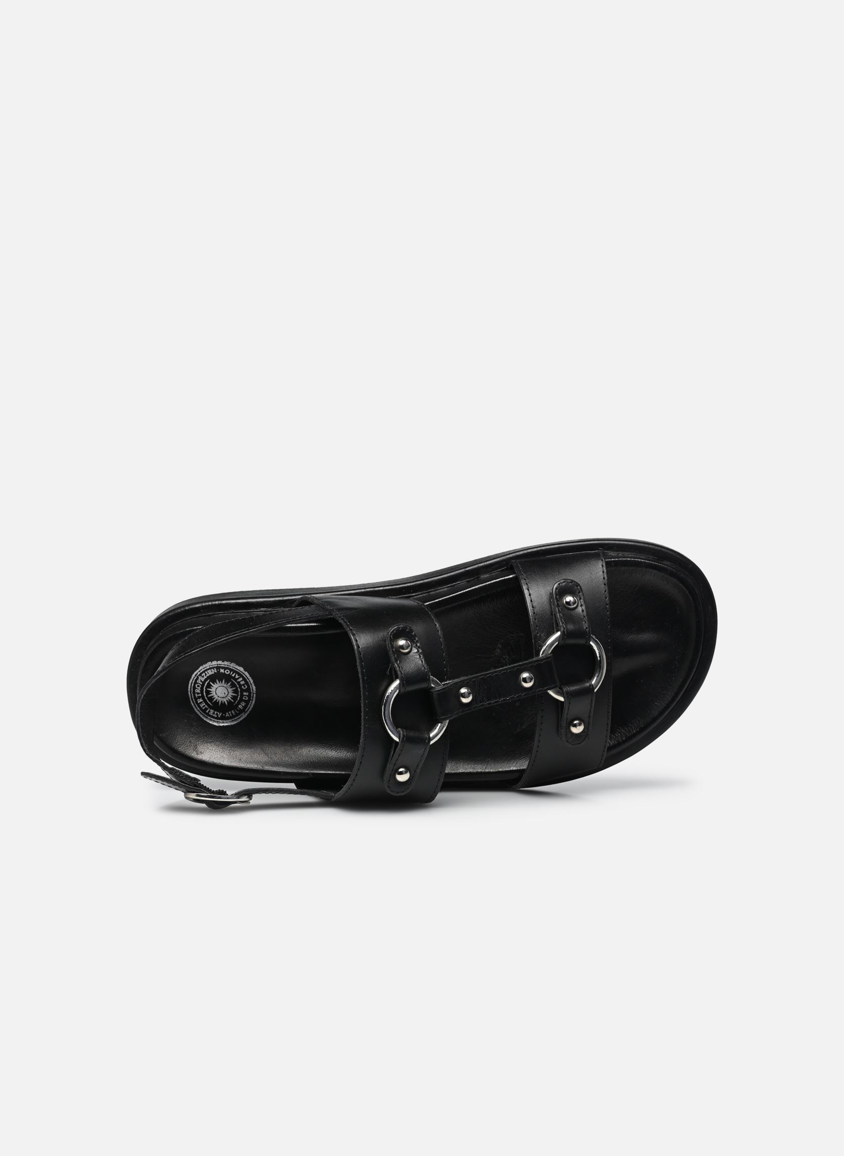 Flache Sandalen St 23 damen schwarz L'Atelier Tropézien Flache Sandalen St 23 damen schwarz BLACK