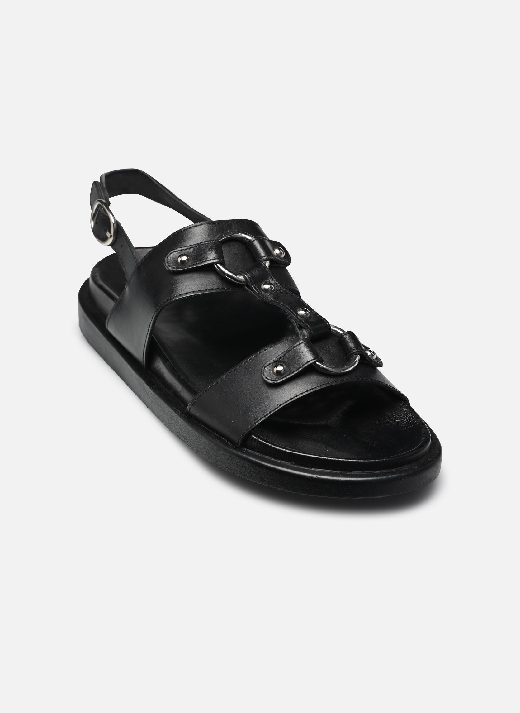 Flache Sandalen St 23 damen schwarz L'Atelier Tropézien Flache Sandalen St 23 damen schwarz BLACK